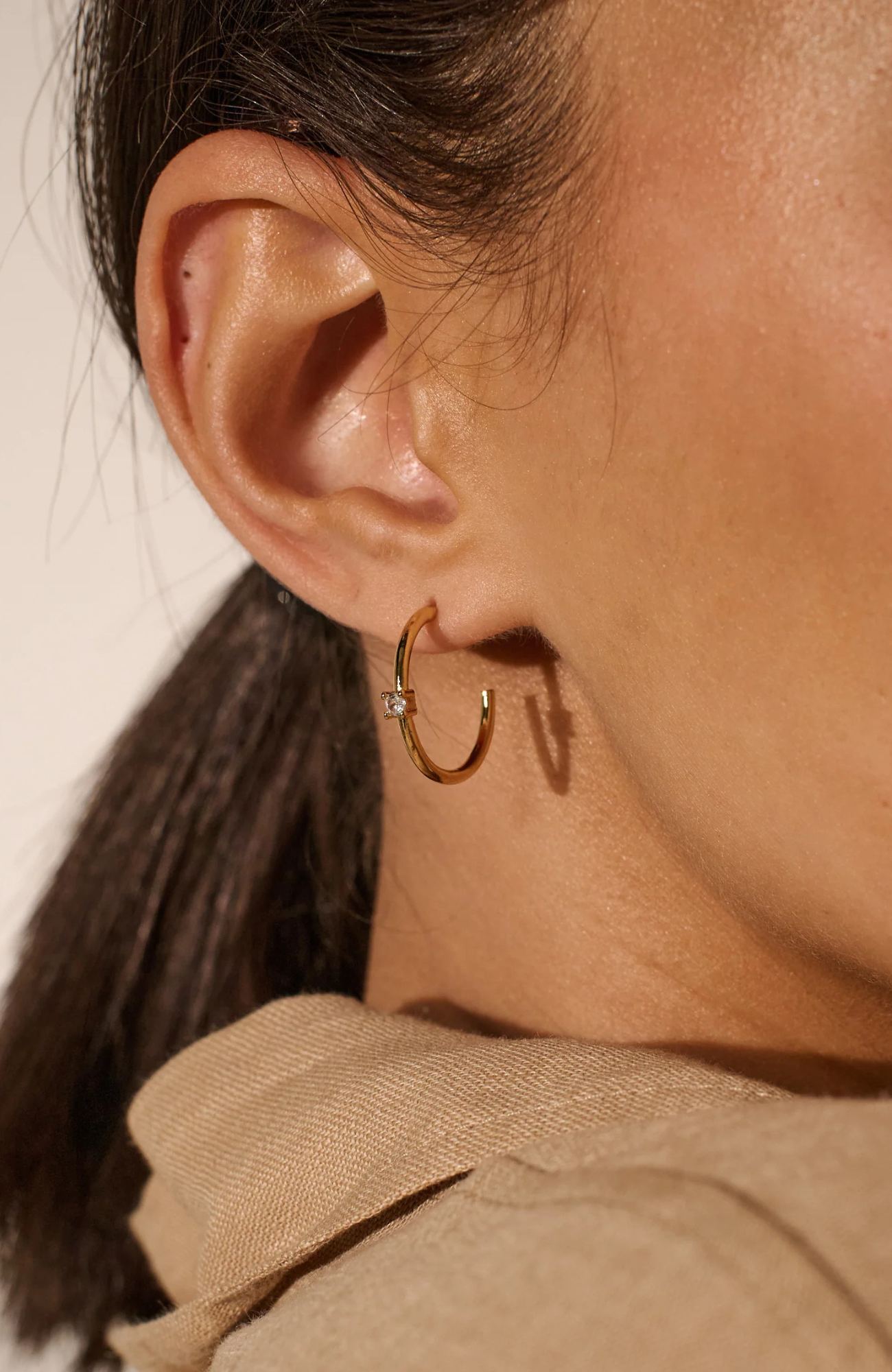 Aire Earrings Gold