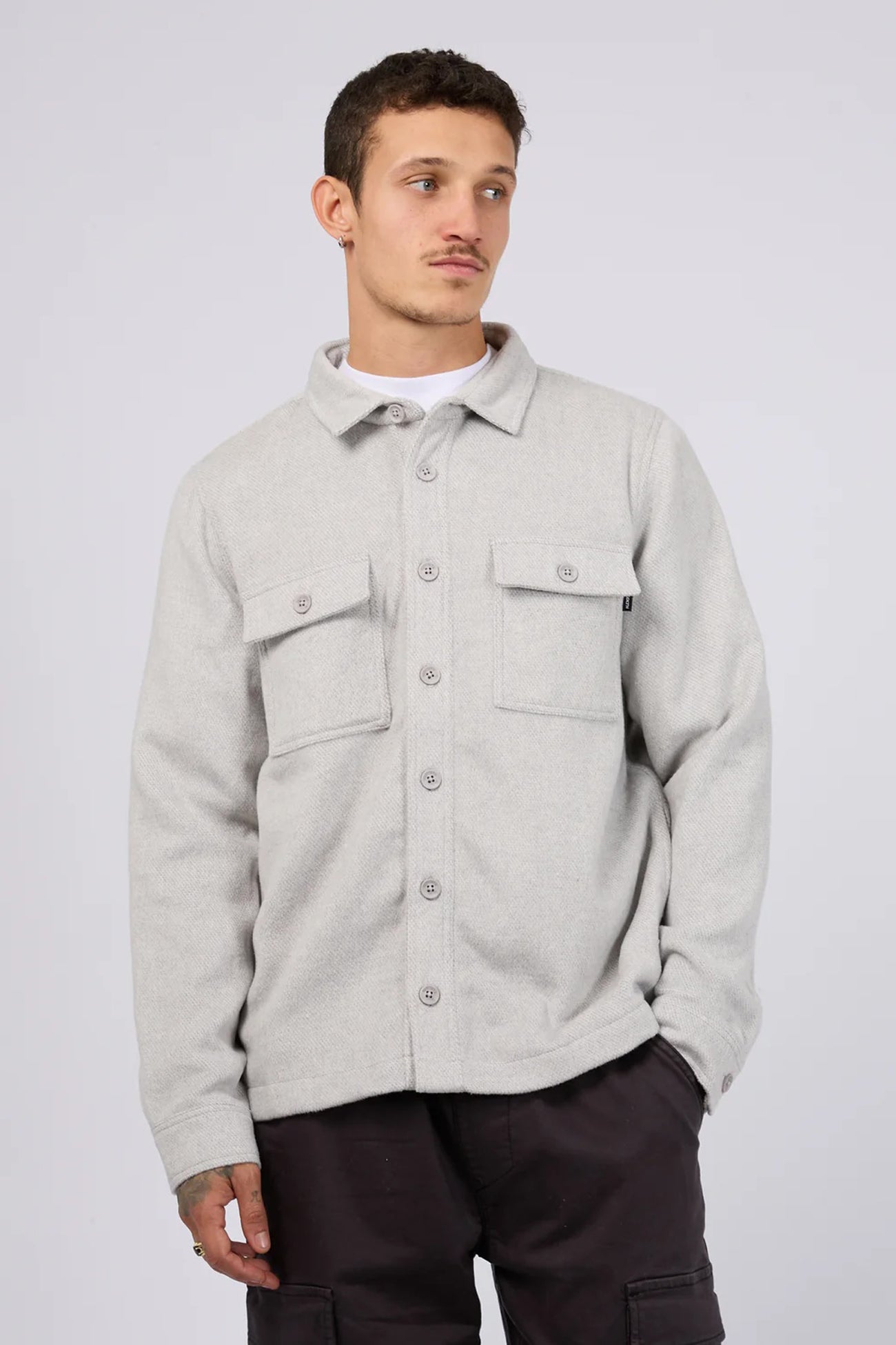 Alchemy Overshirt Grey Marle f1