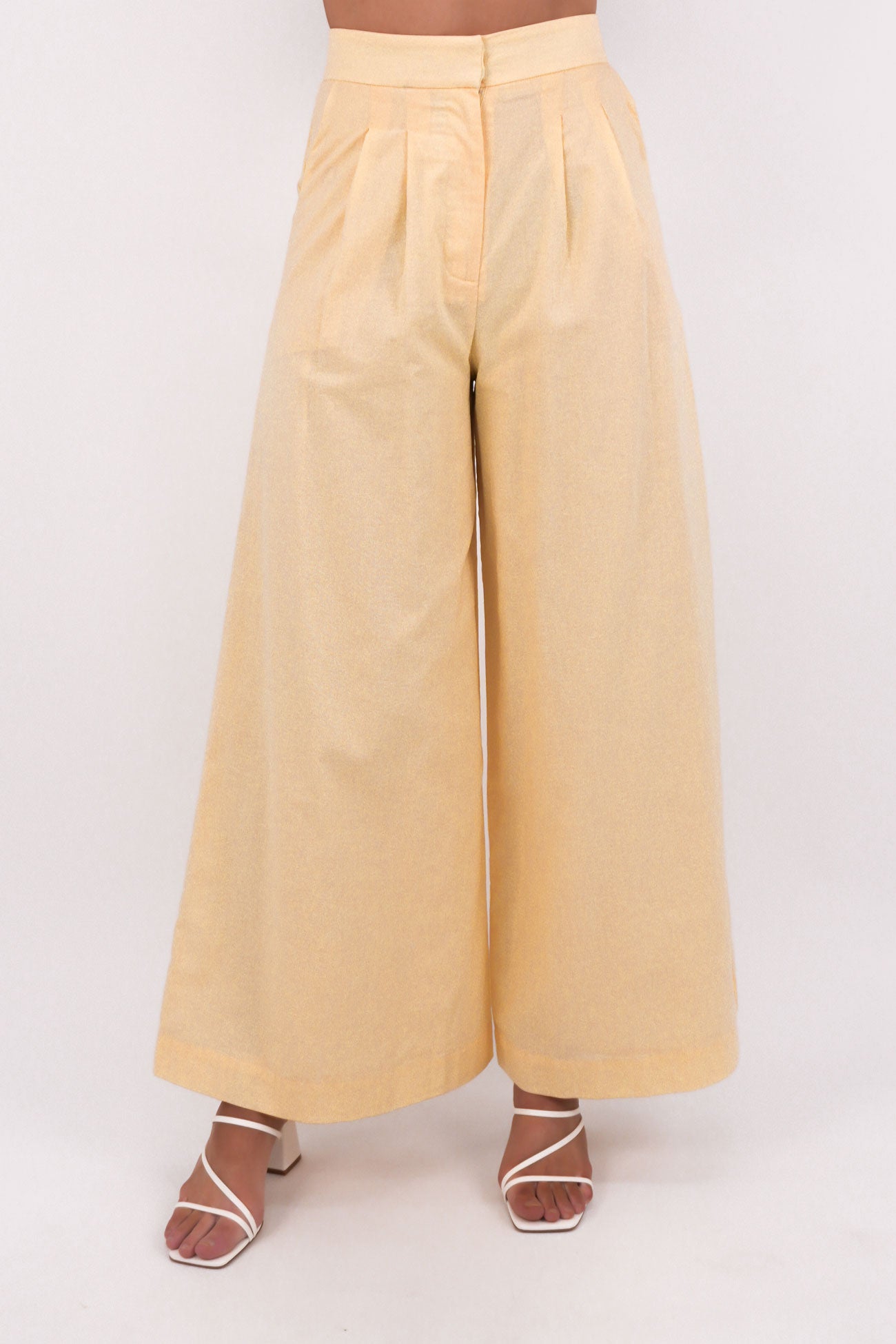 Alessa Linen Pant Yellow