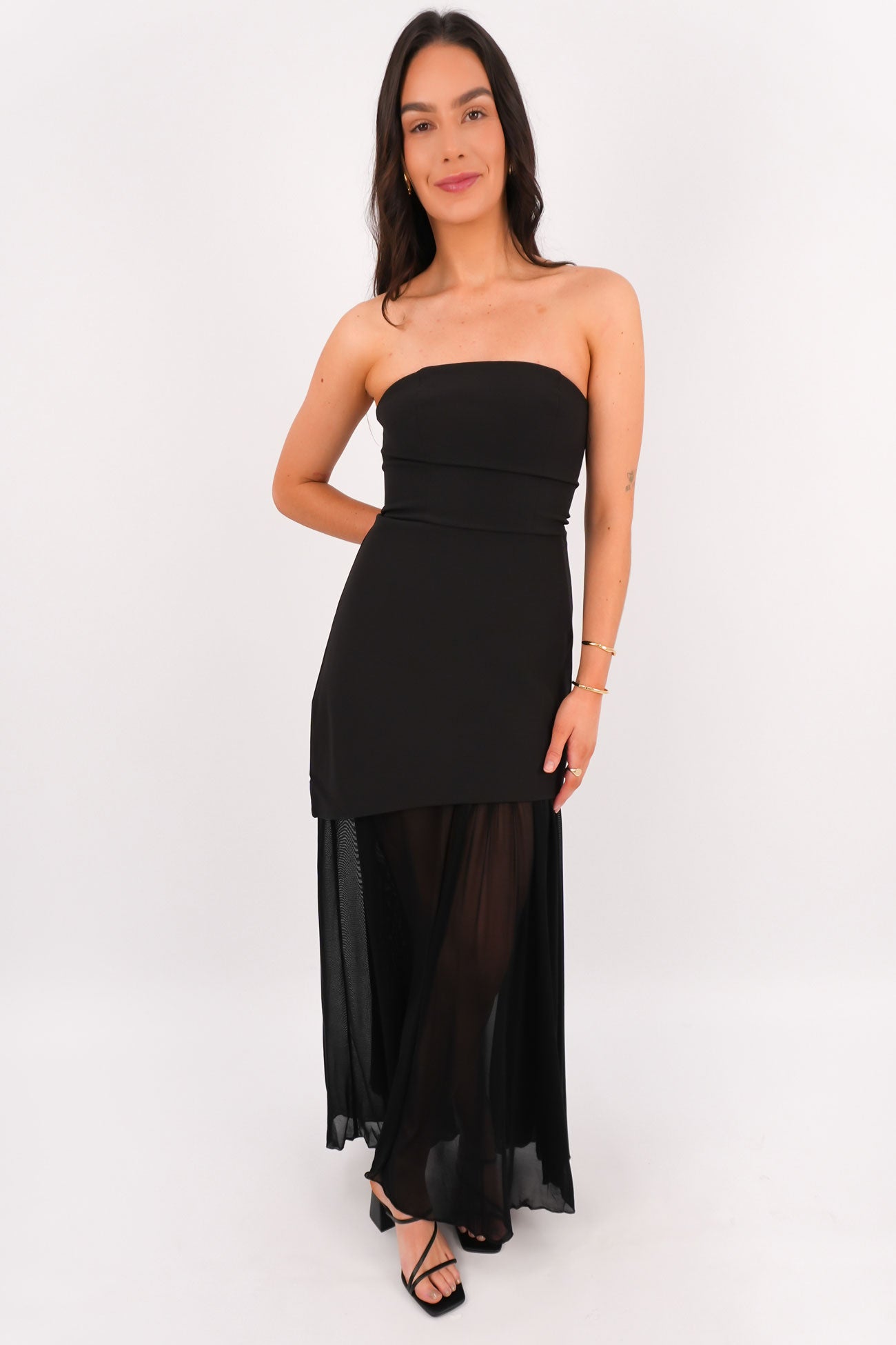 Alessia Midi Dress Black