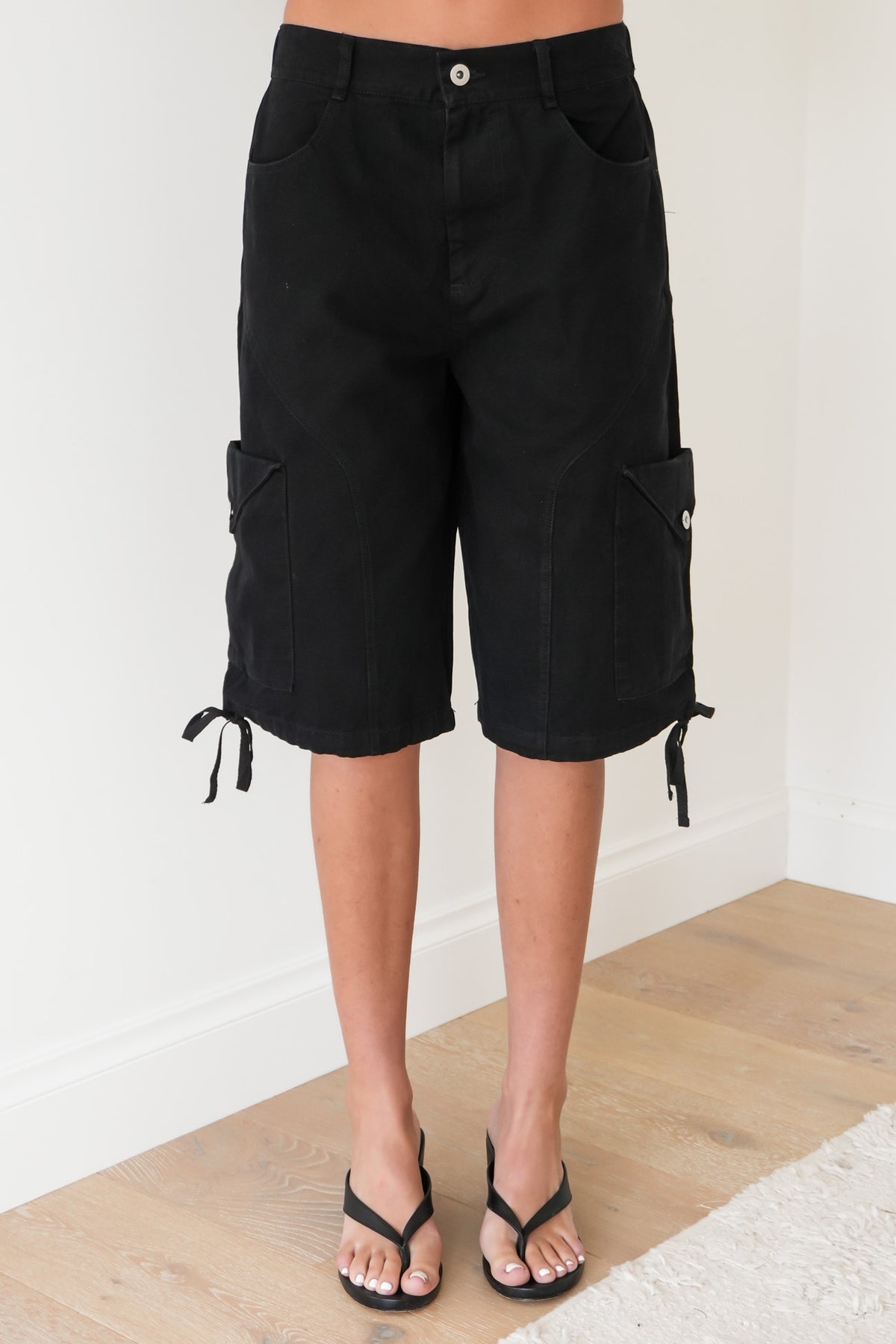 Alexia Cargo Jort Black