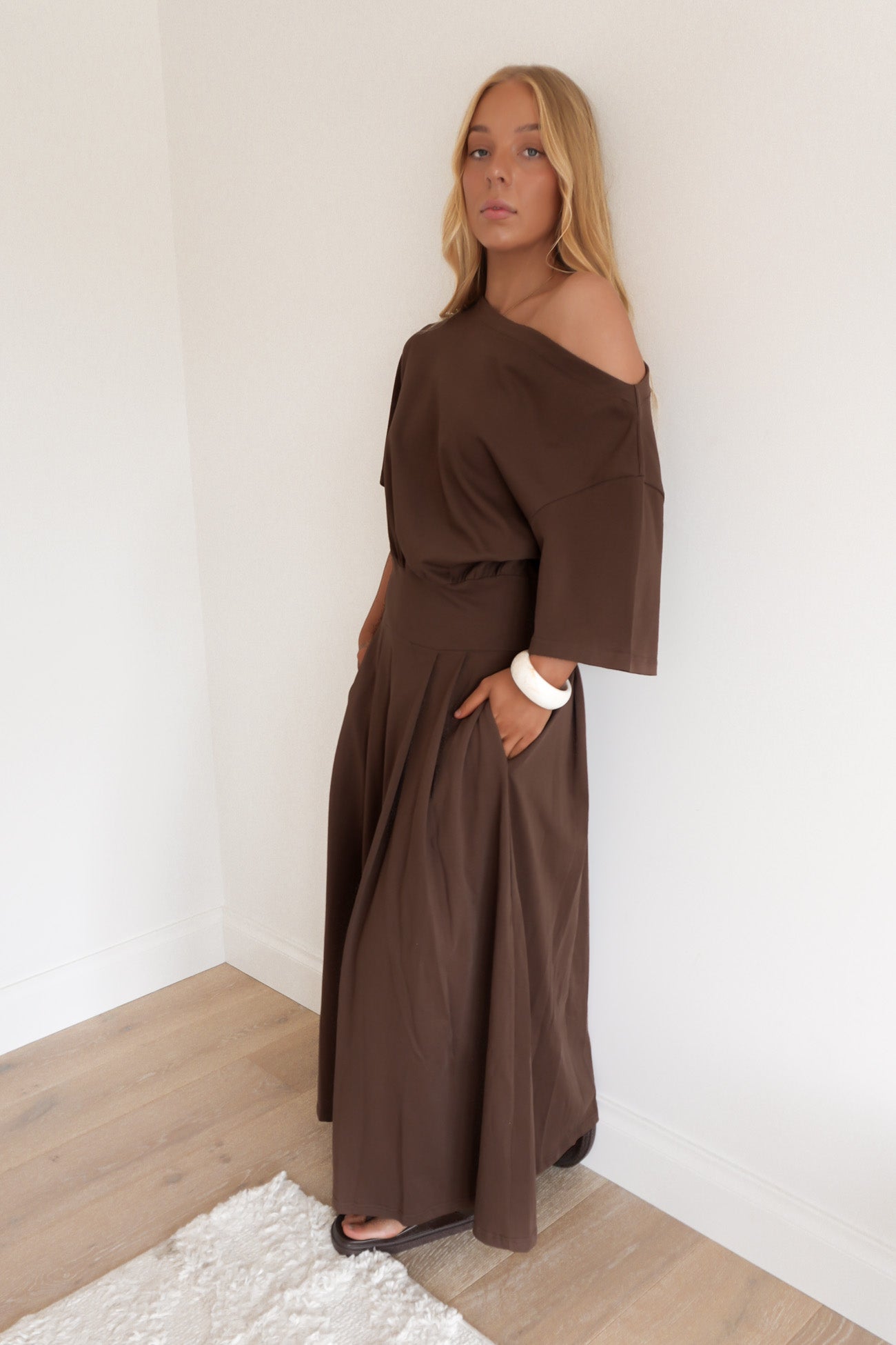 Alice Maxi Dress Chocolate
