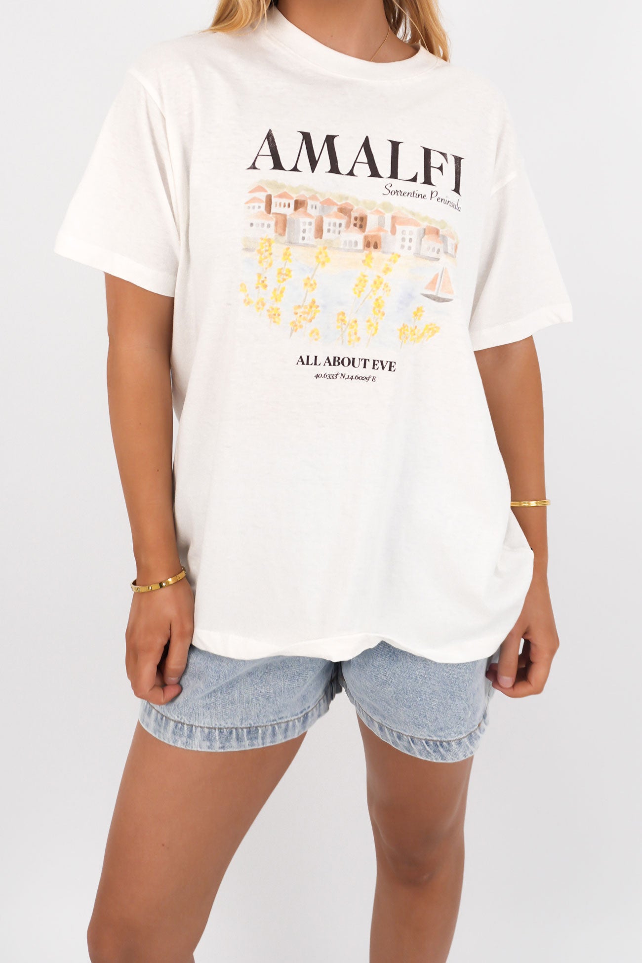Amalfi Relaxed Tee Vintage White