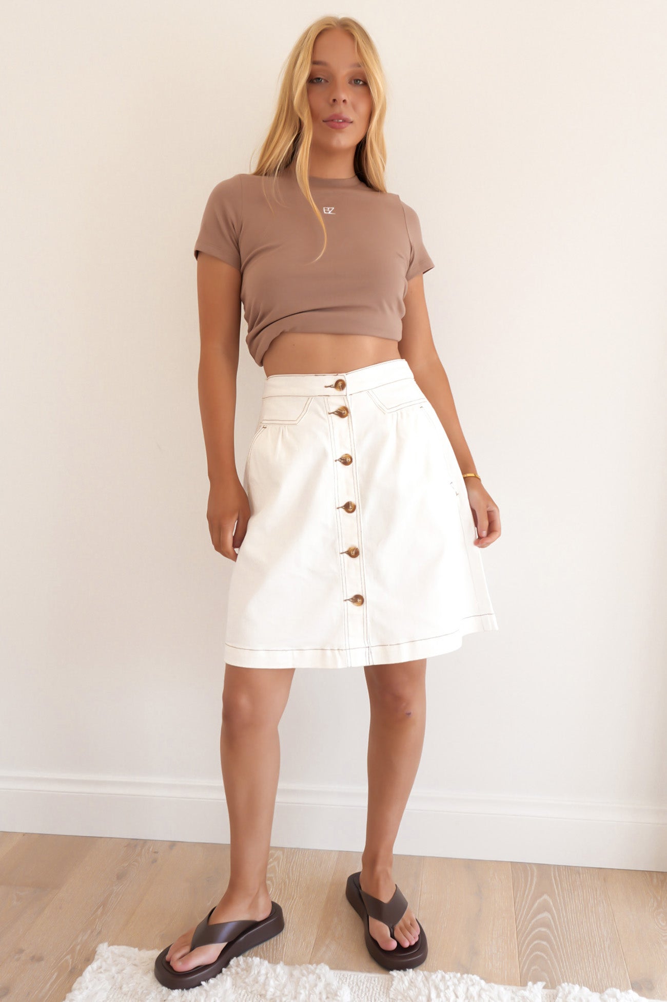 Amanda Skirt White