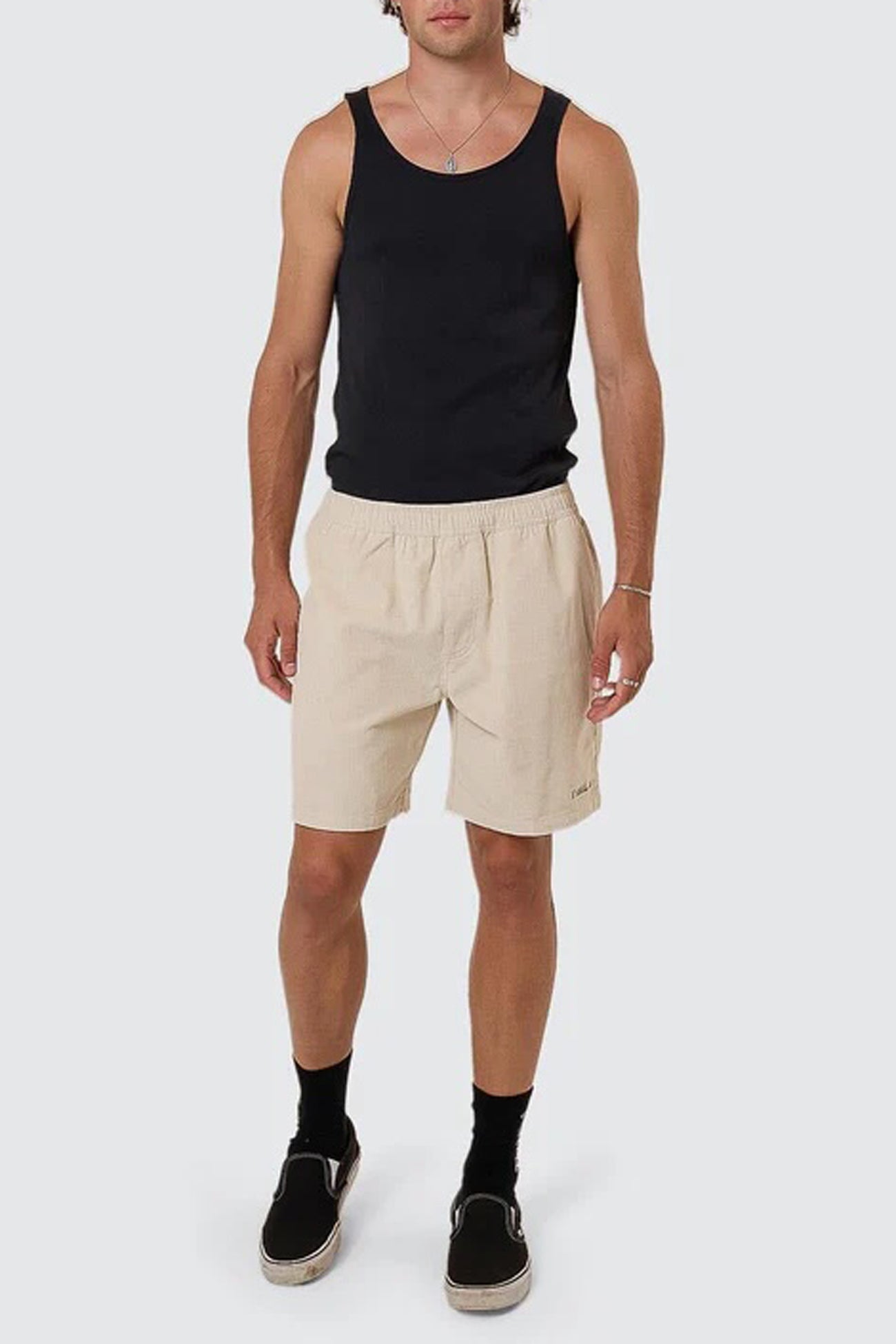 Anarchy In Paradise Cord Volley Light Grey