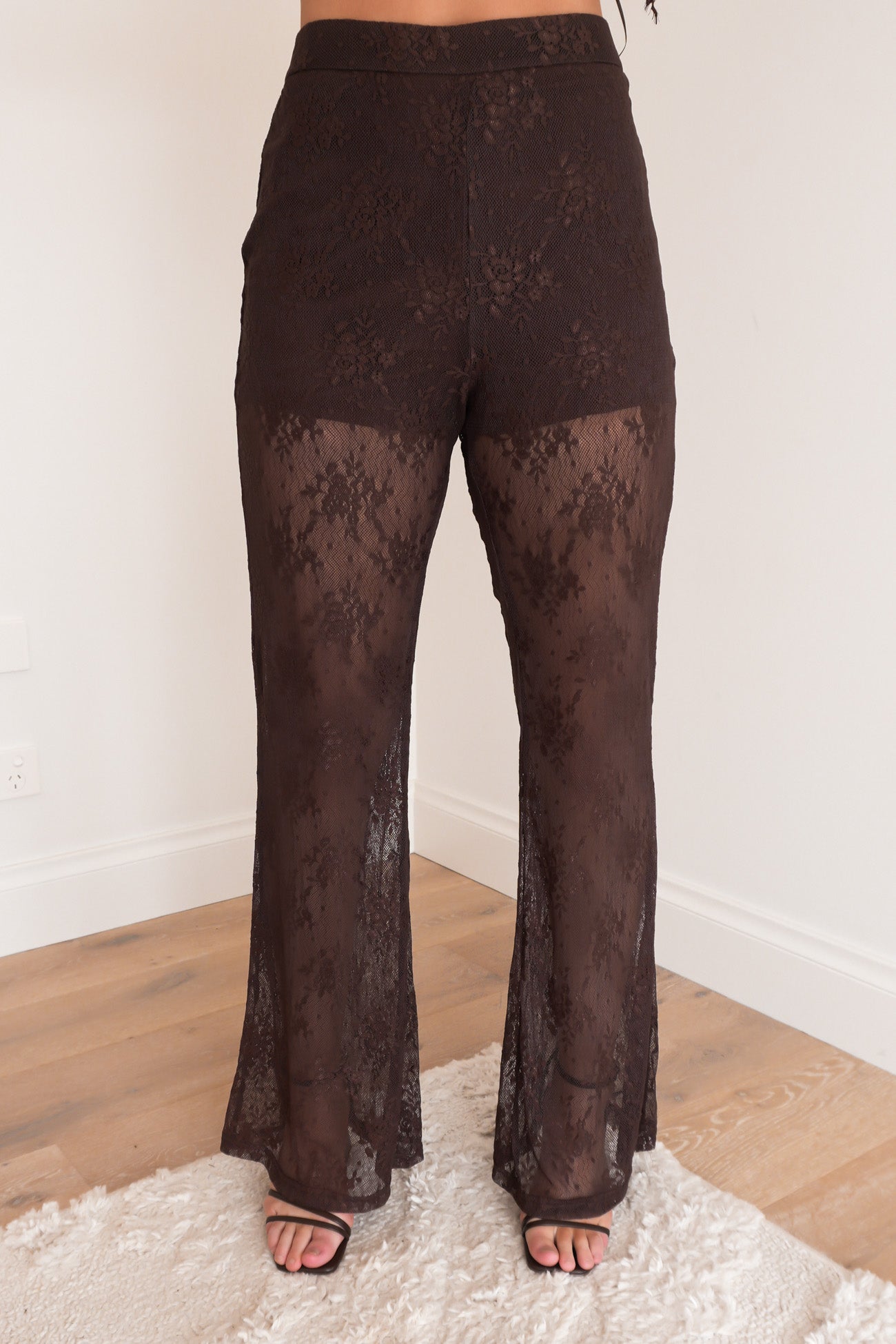 Anica Lace Set Chocolate