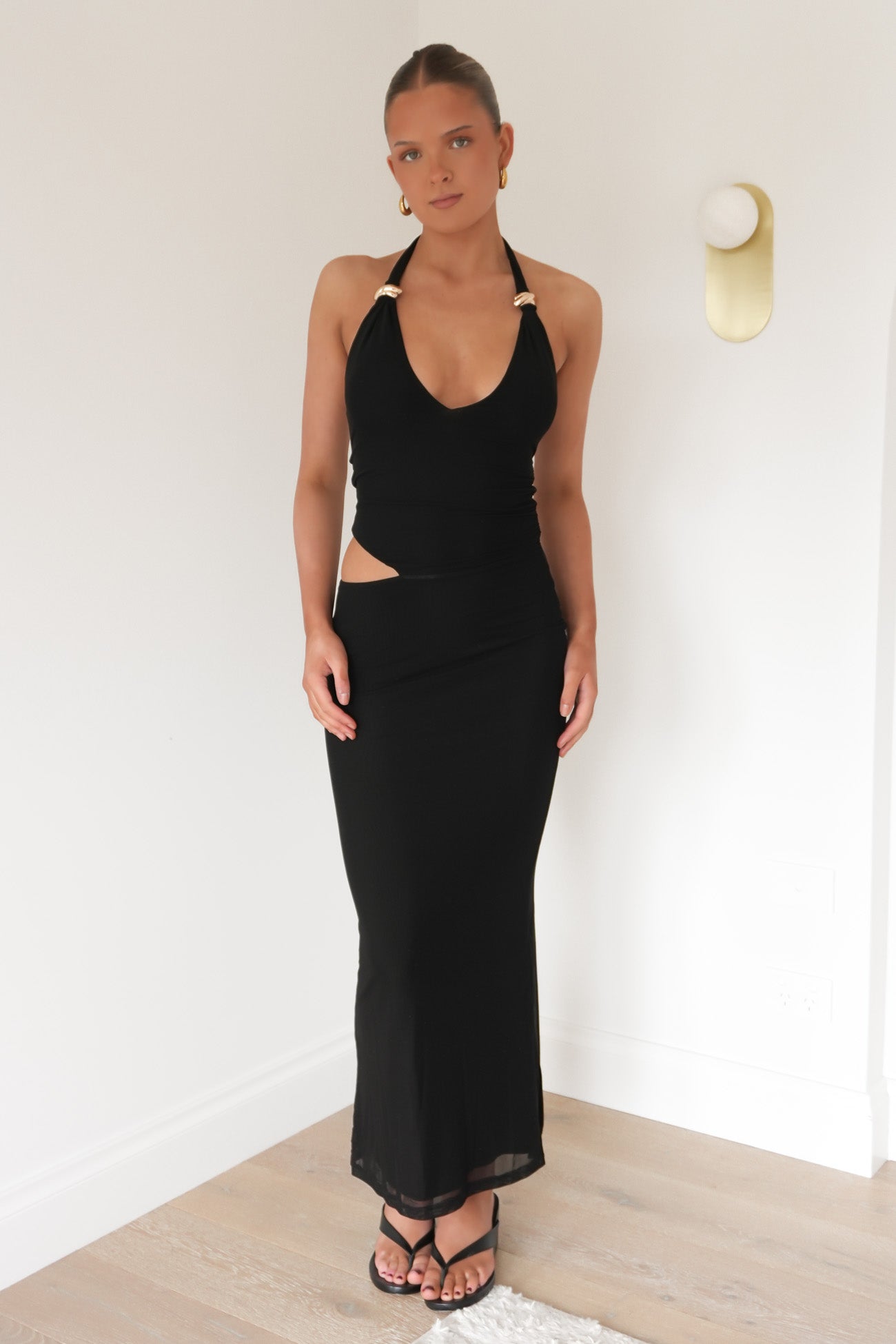 Annabel Halter Maxi Dress Black