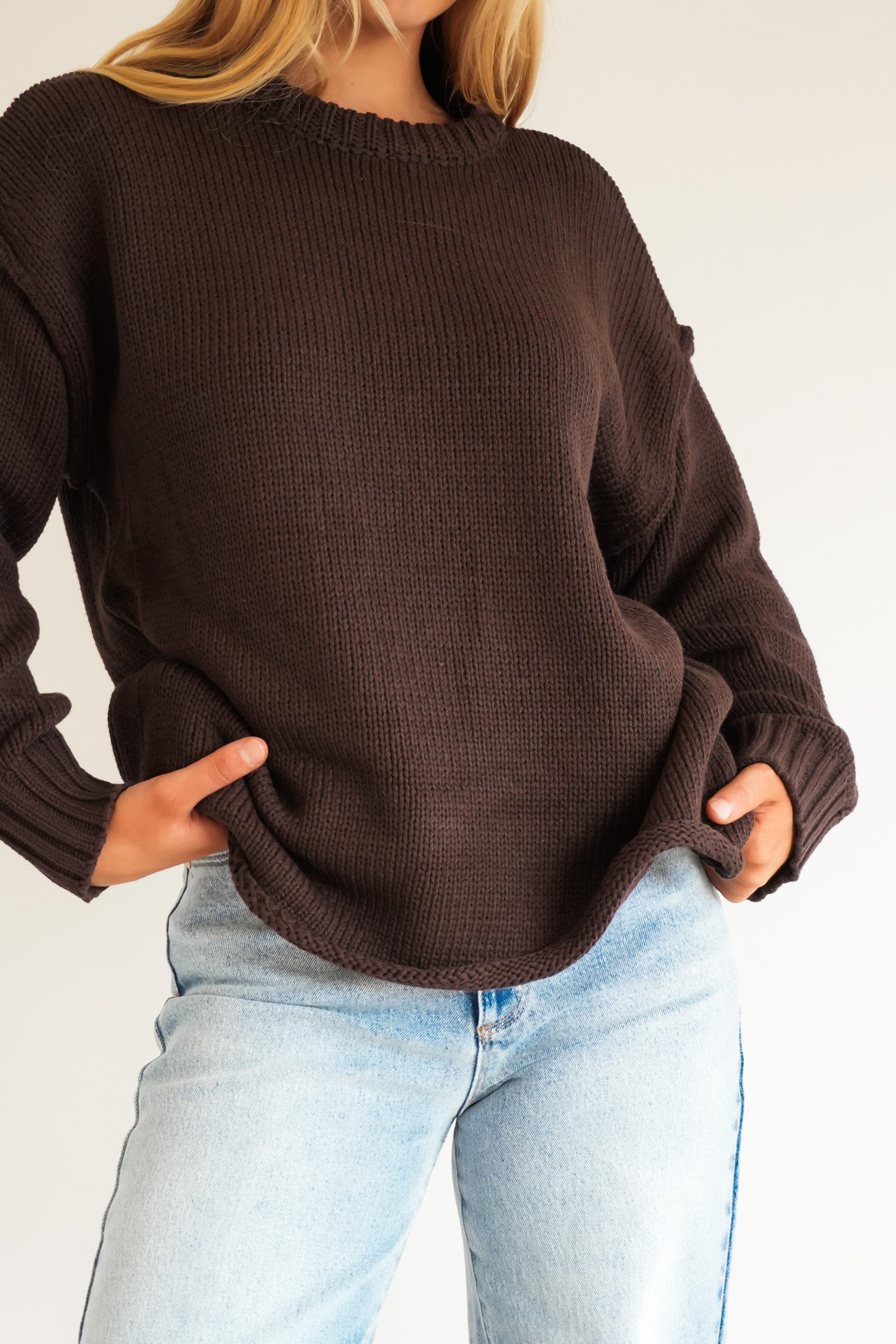 Antonia Knit Chocolate