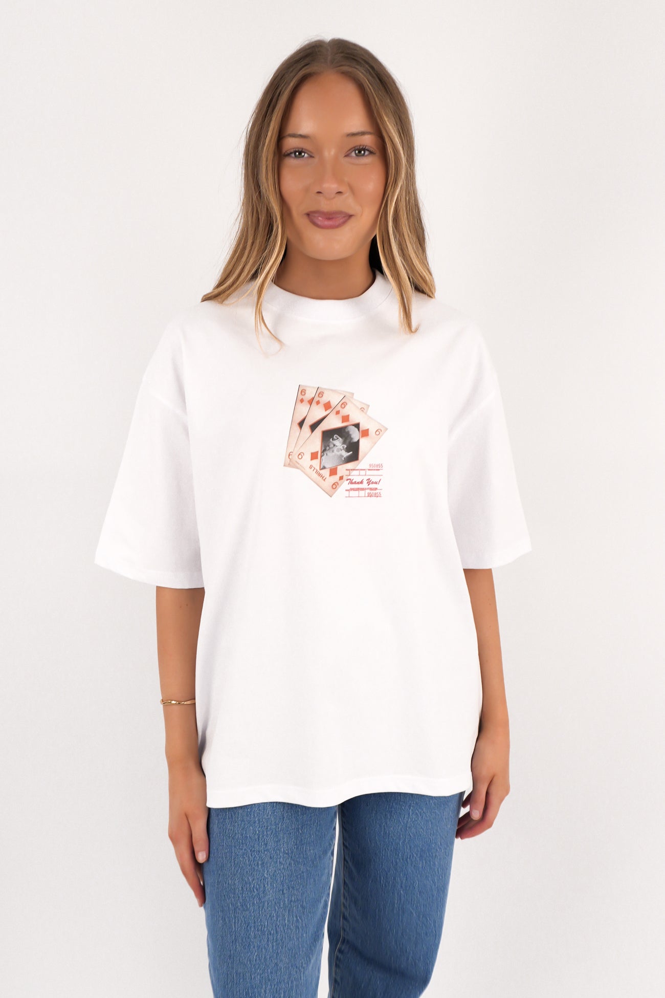 Appreciation Oversized Tee White