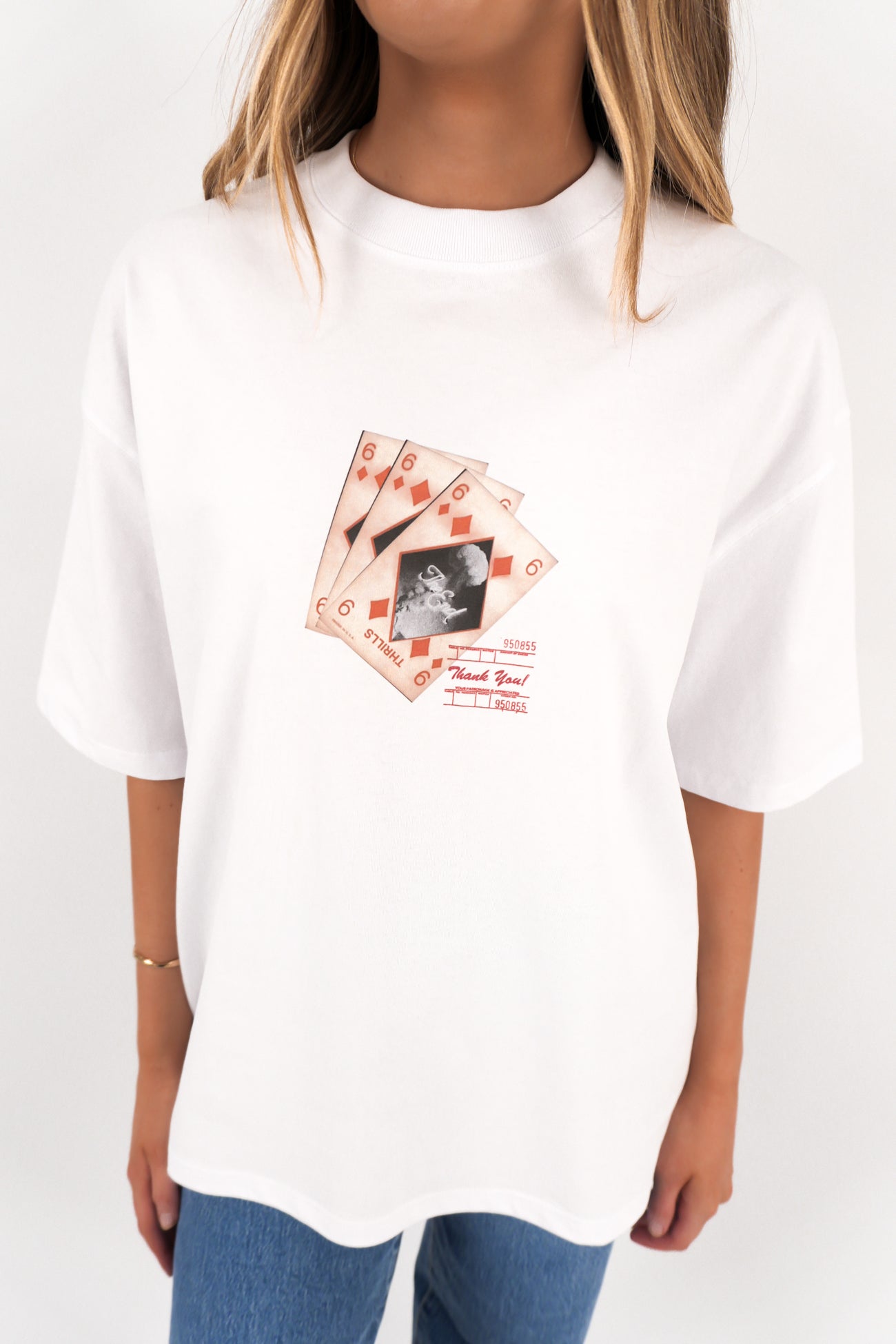Appreciation Oversized Tee White