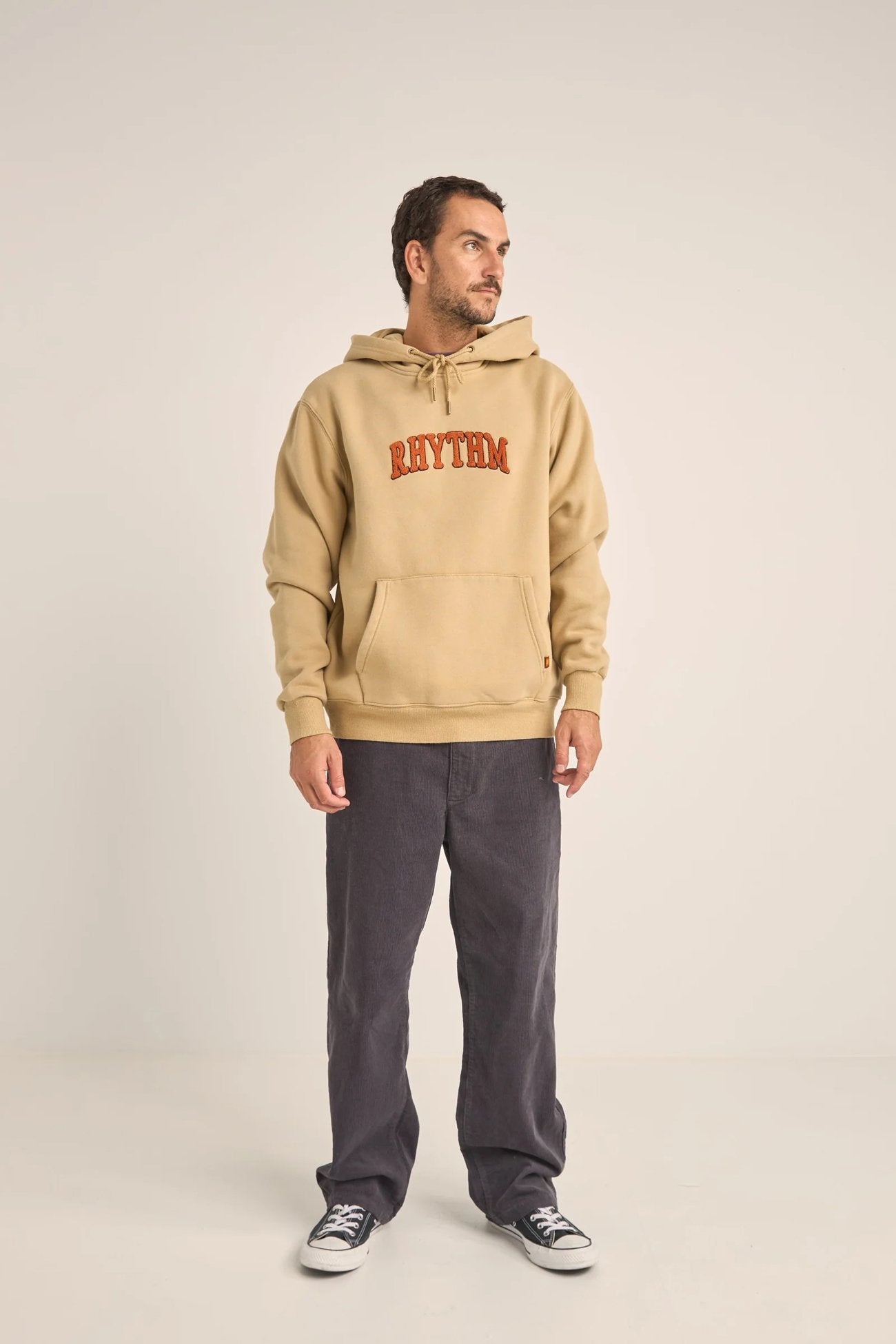 Arch Heavyweight Fleece Hood Sand