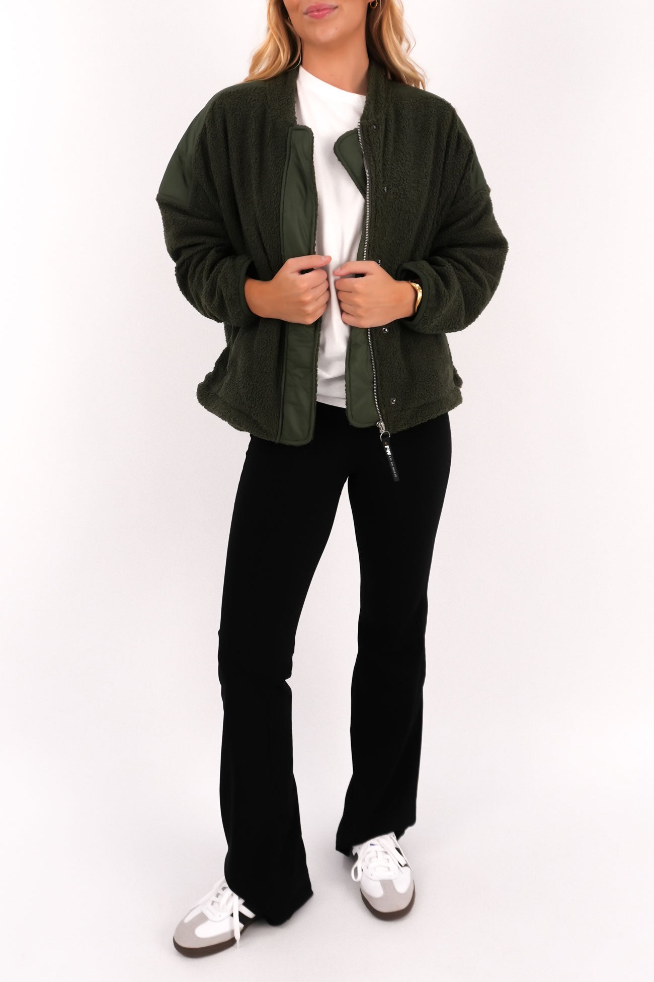 Arizona Fleece Zip Thru Khaki