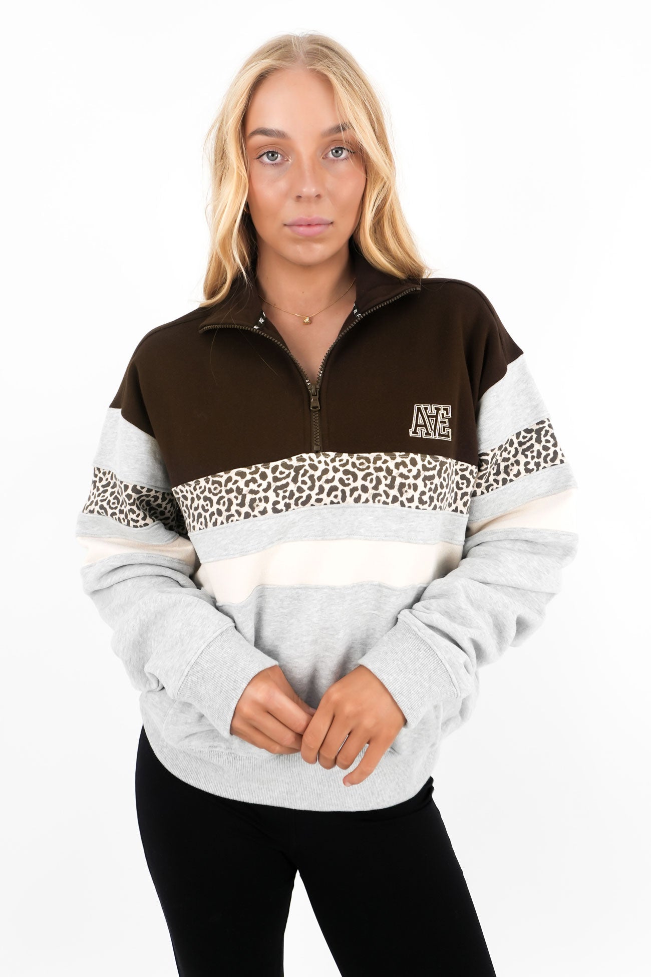 Athletica Panel 1/4 Zip Multi