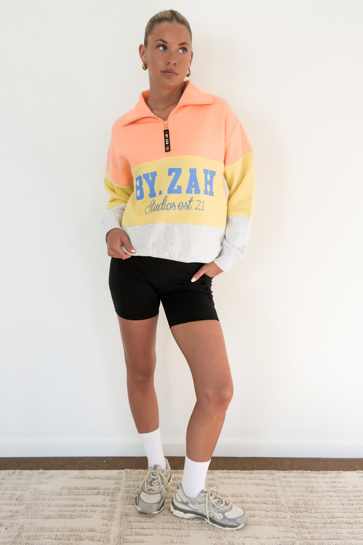 Avani Quarter Crew Lemon Melon