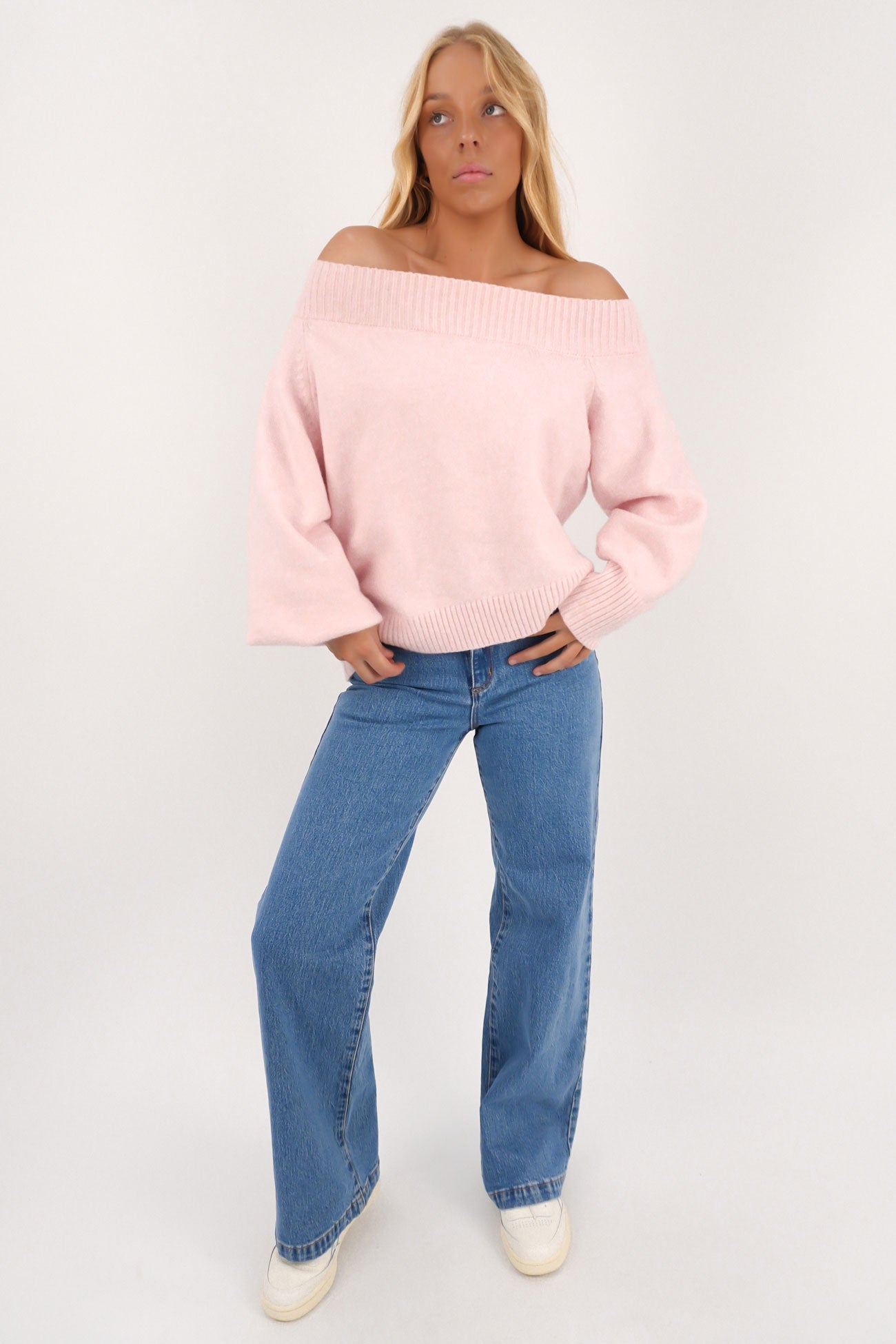 Ayden Knit Jumper Pink