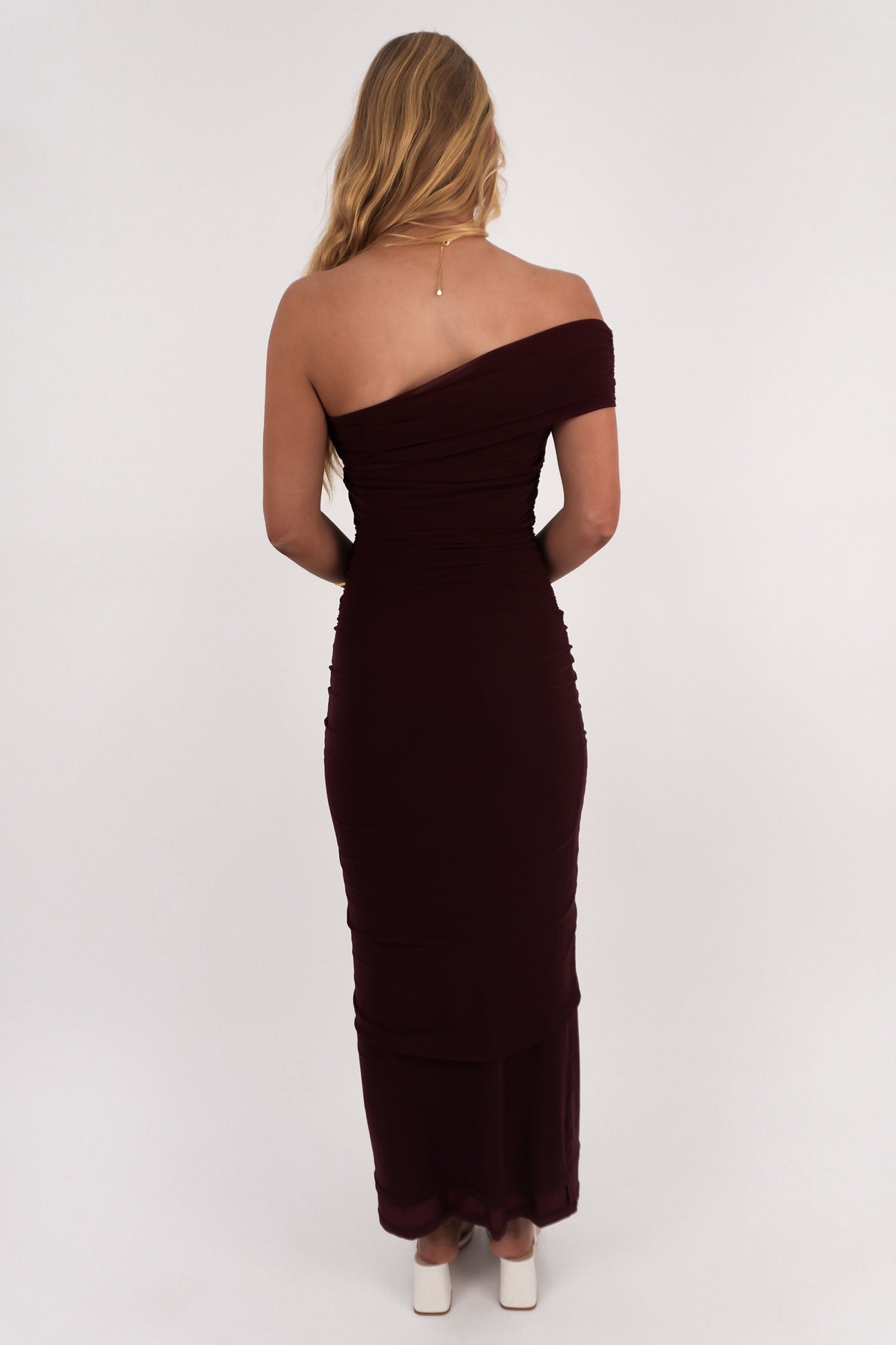 Bailey Midi Dress Burgundy