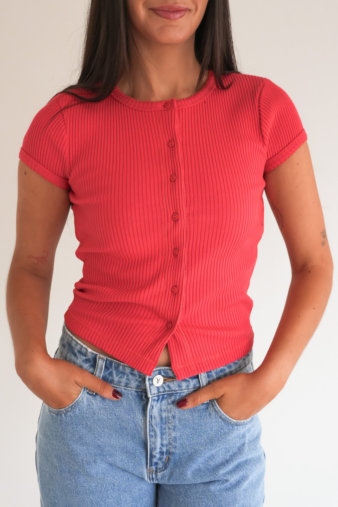 Bailey Knit Top Berry