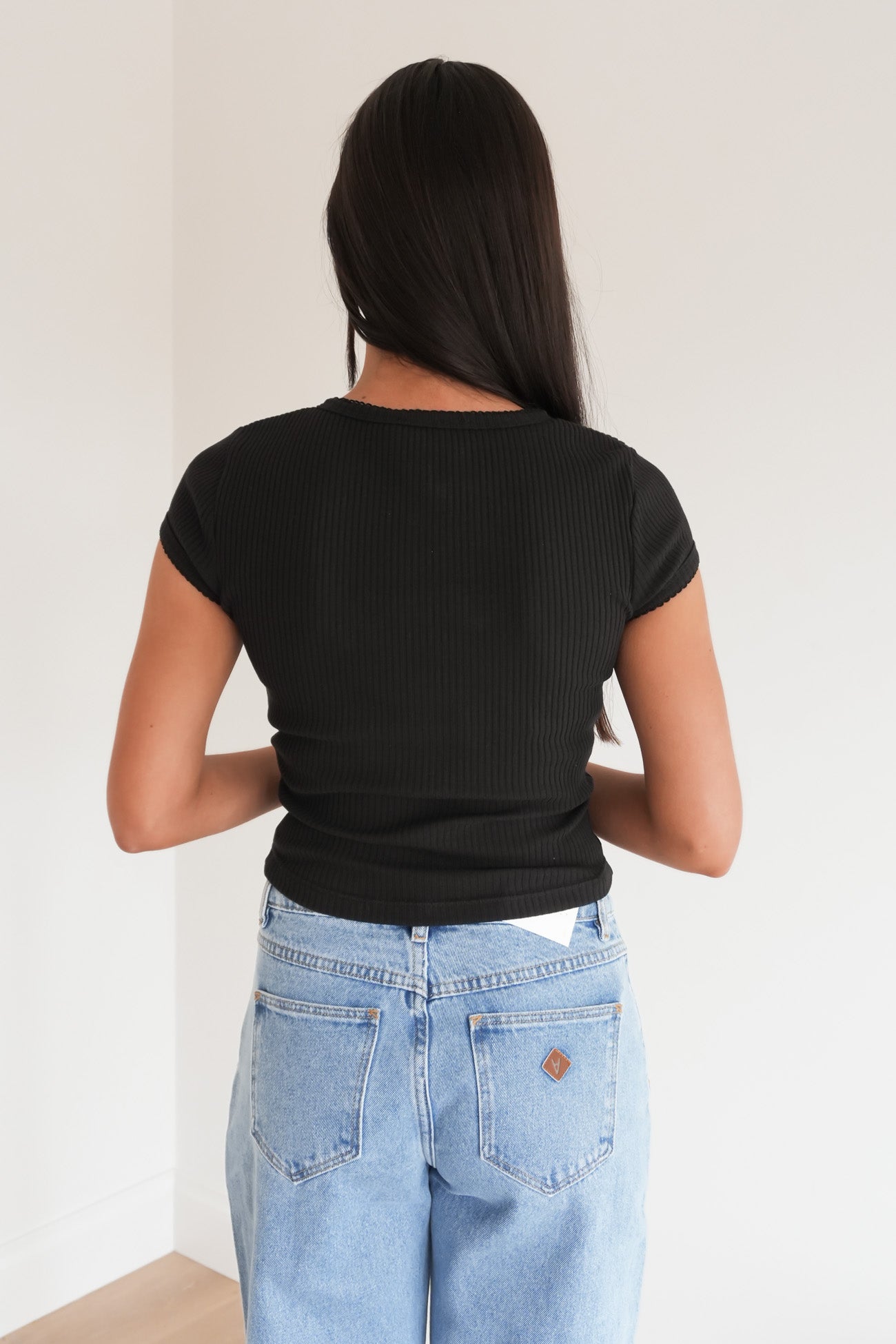 Bailey Knit Top Black