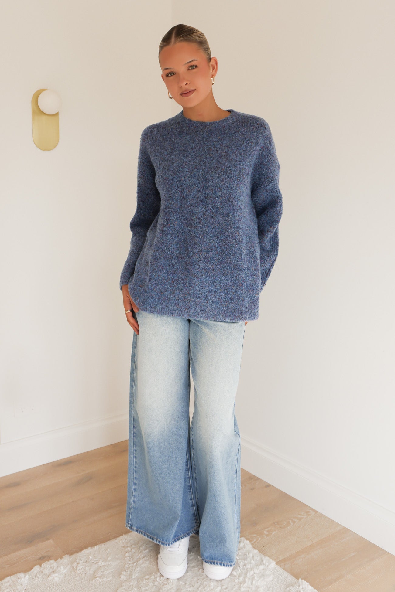 Banks Knit Jumper Dark Blue