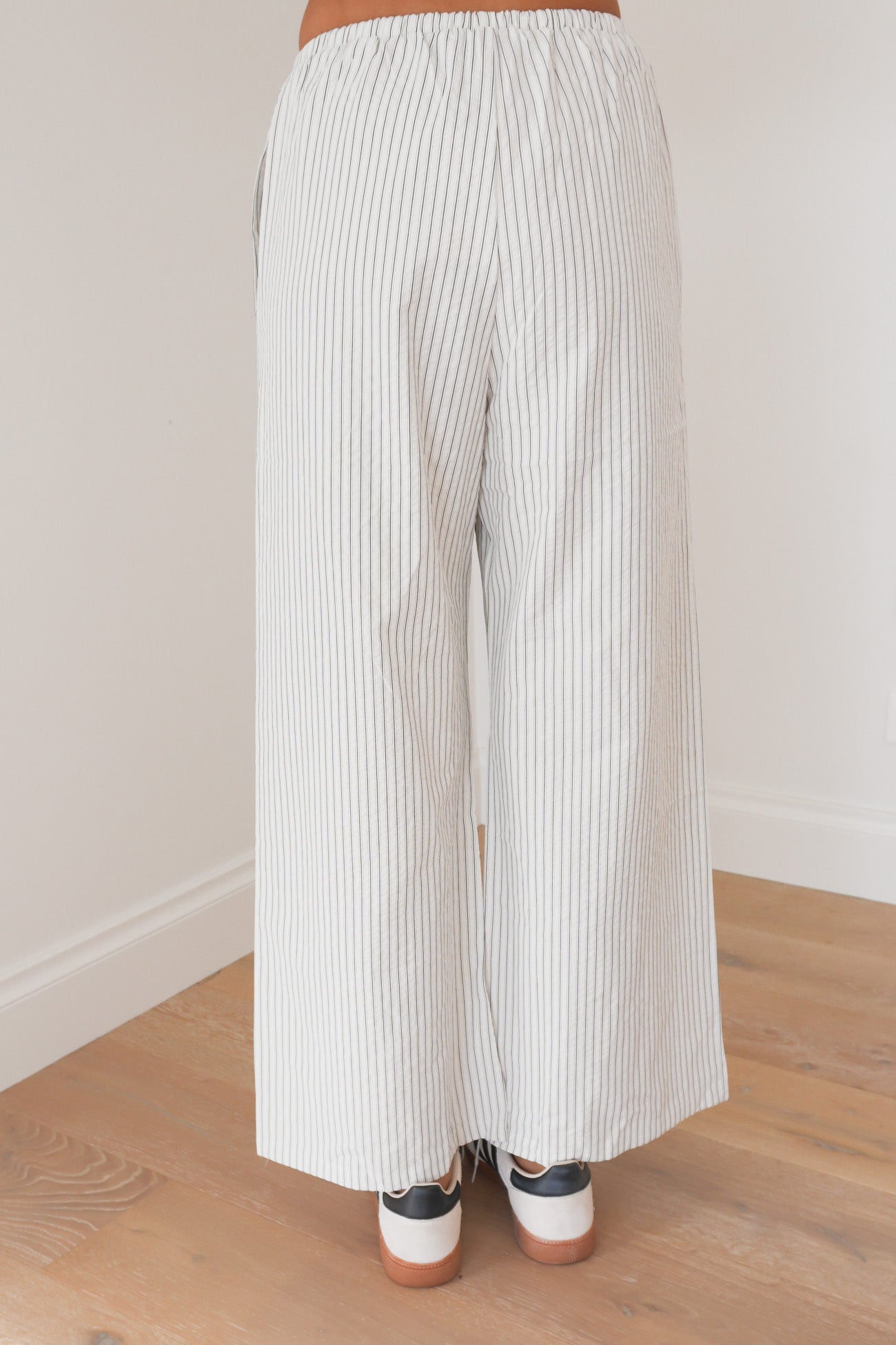 Baylea Pant White Pinstripe