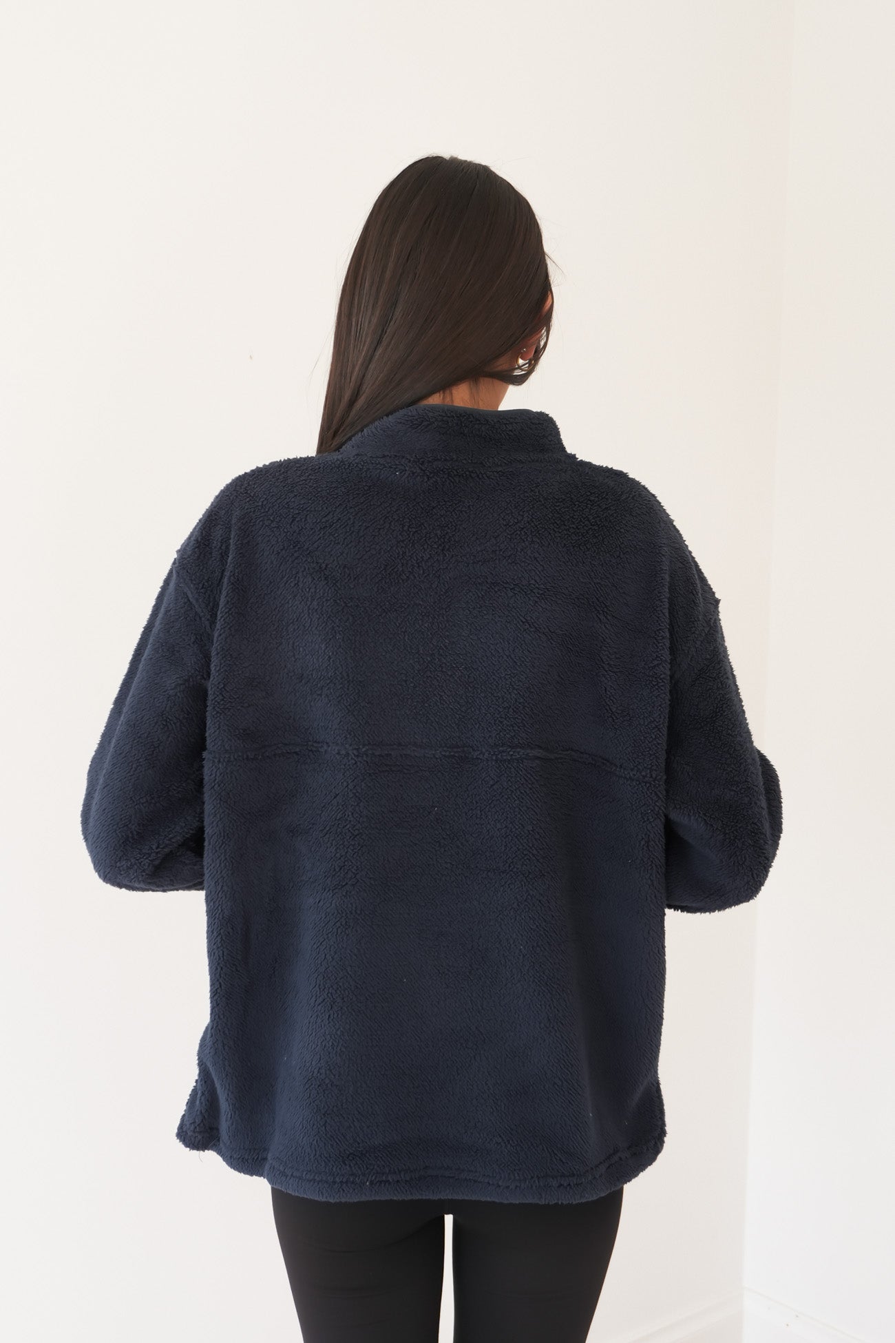 Bayside 1/4 Zip Fleece Dark Blue