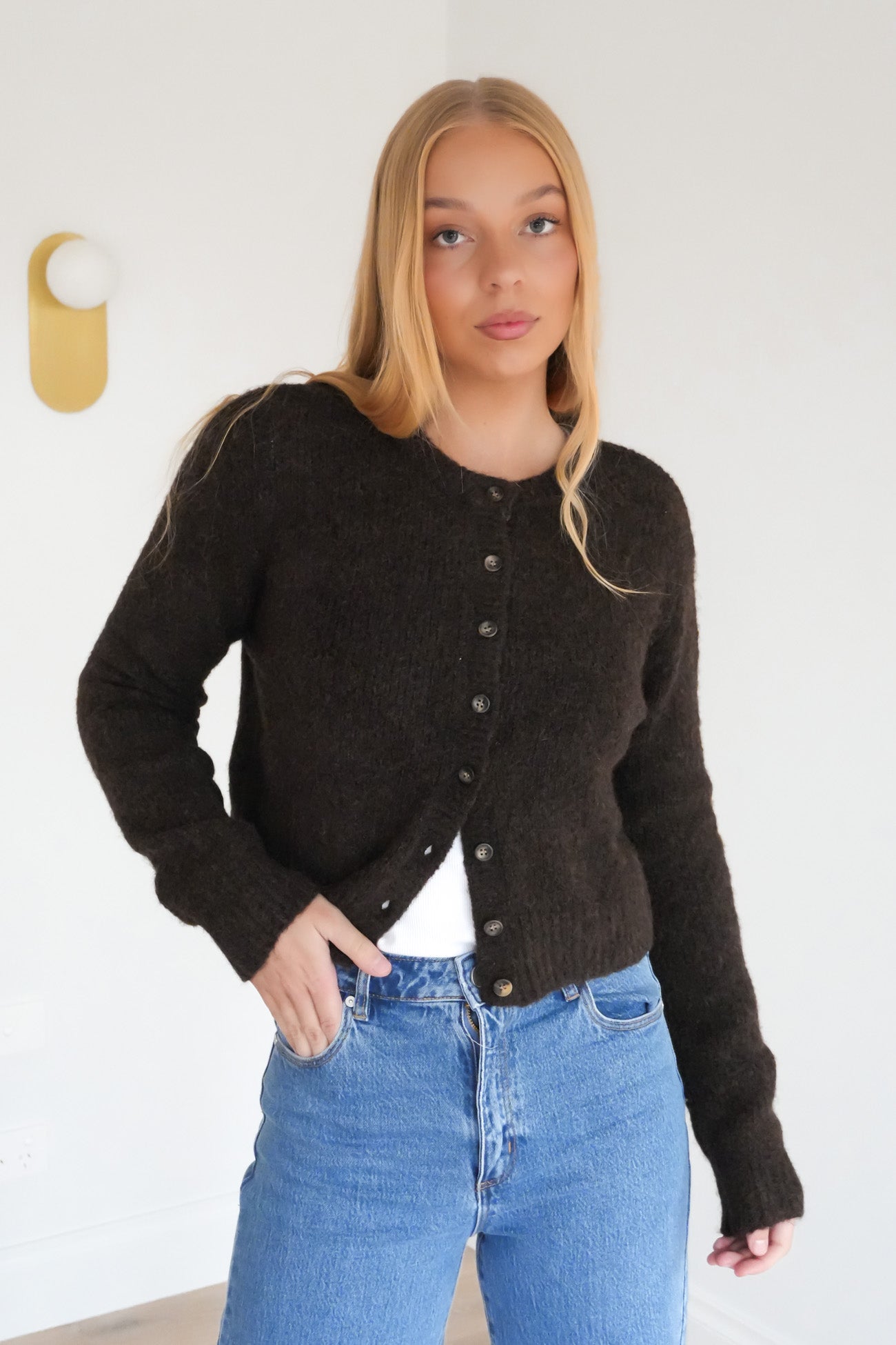 Bayside Cardigan Brown