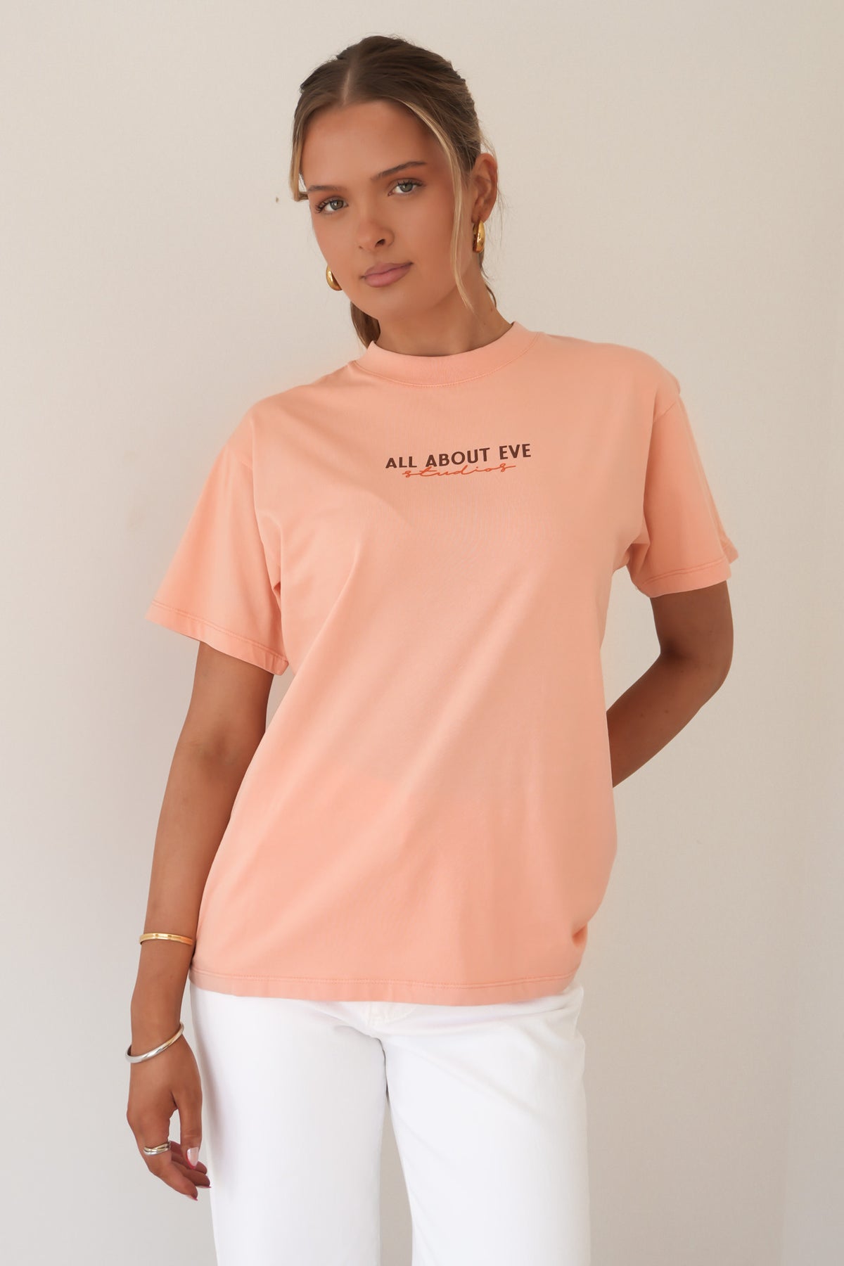 Beach Club Relaxed Tee Peach