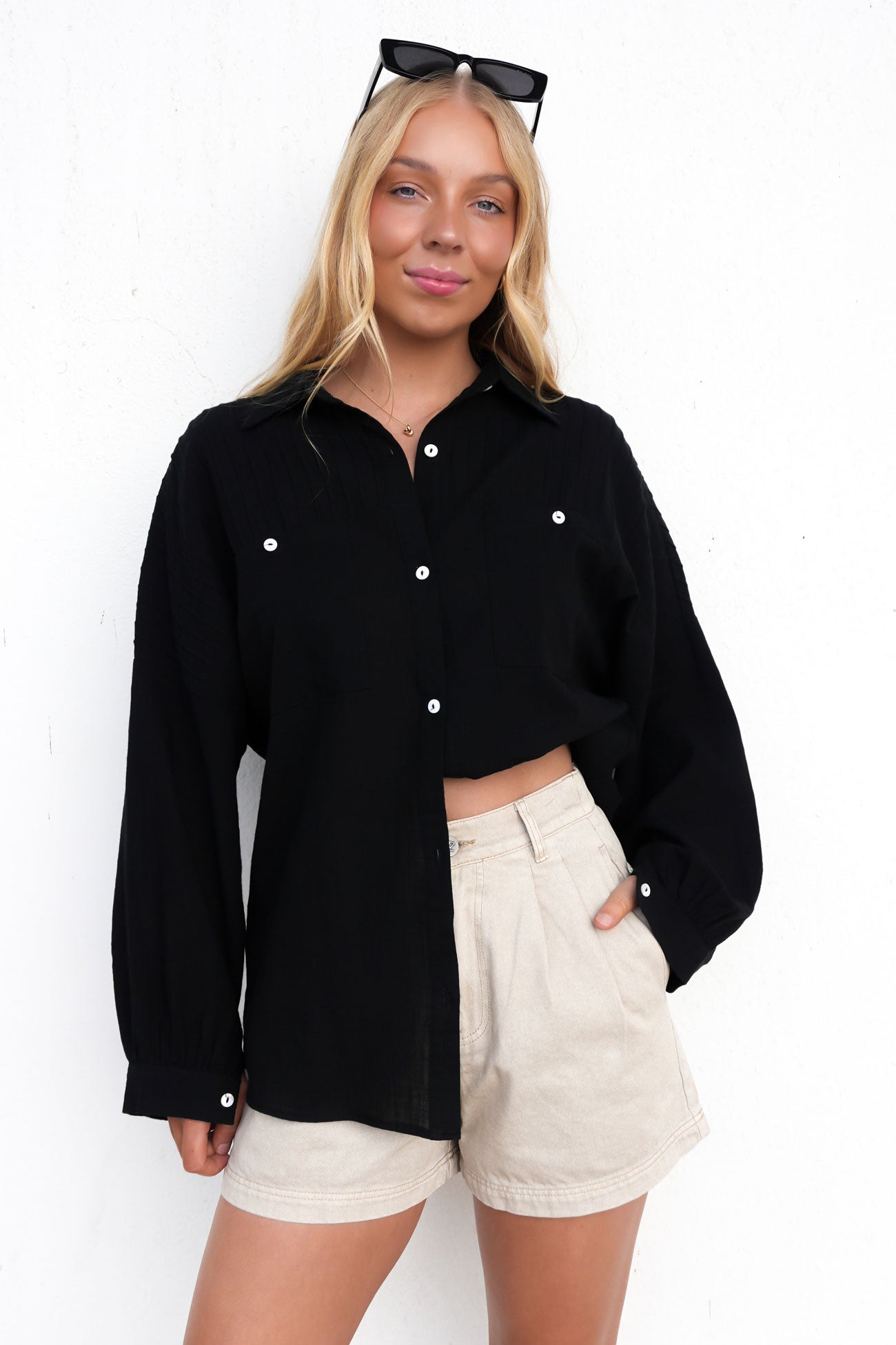 Belle Shirt Black