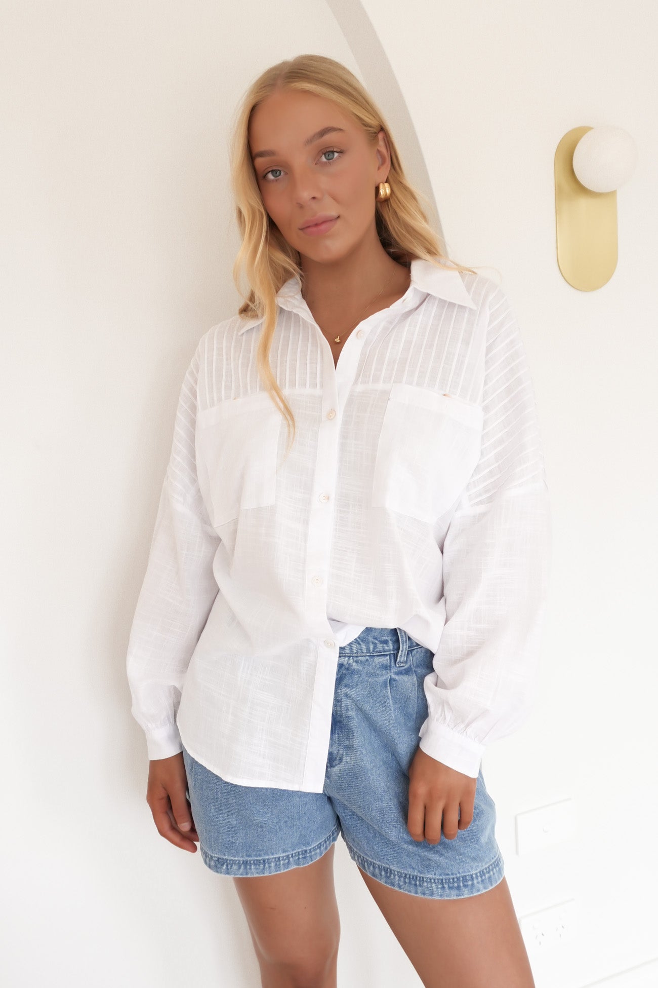 Belle Shirt White