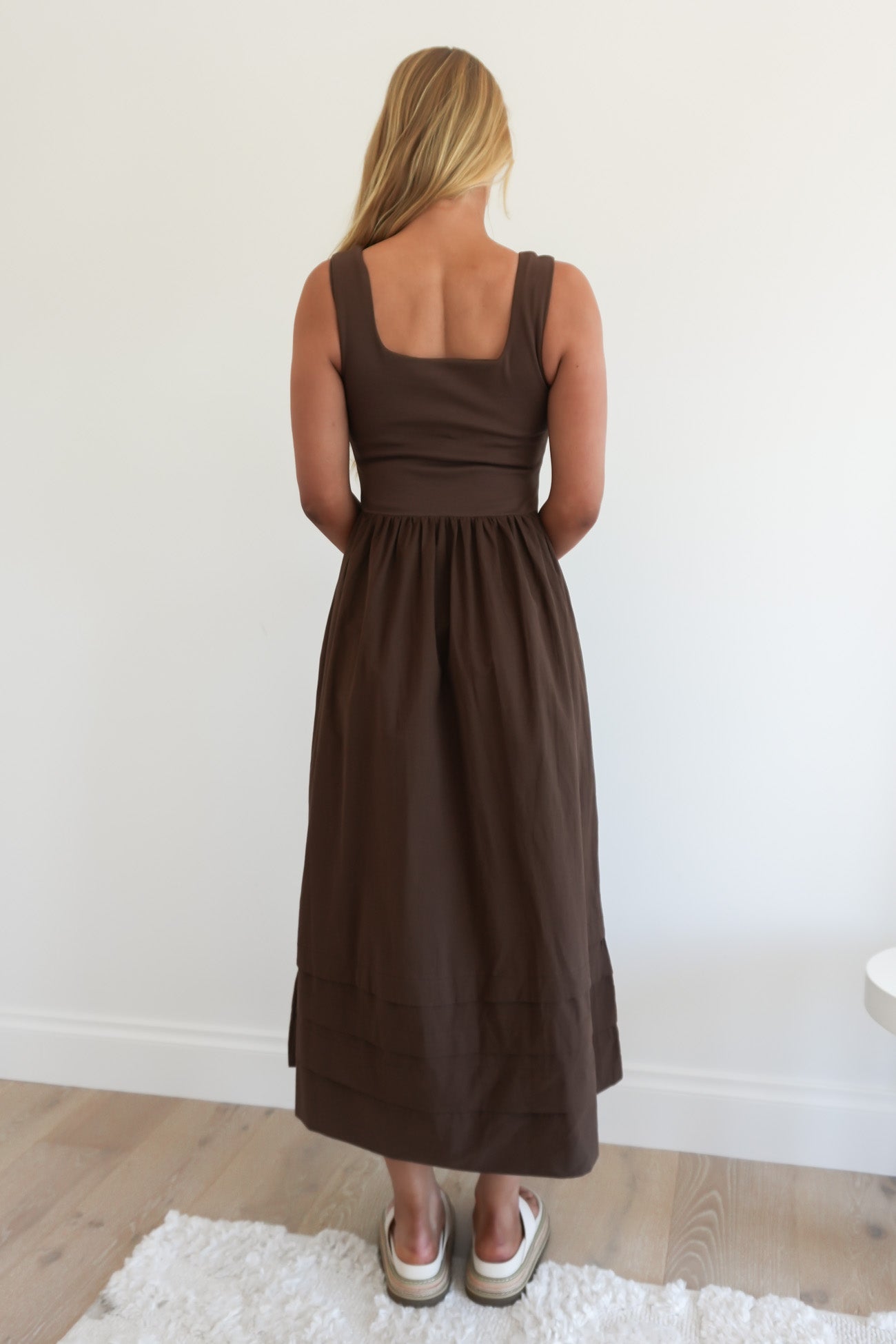 Benny Midi Dress Chocolate