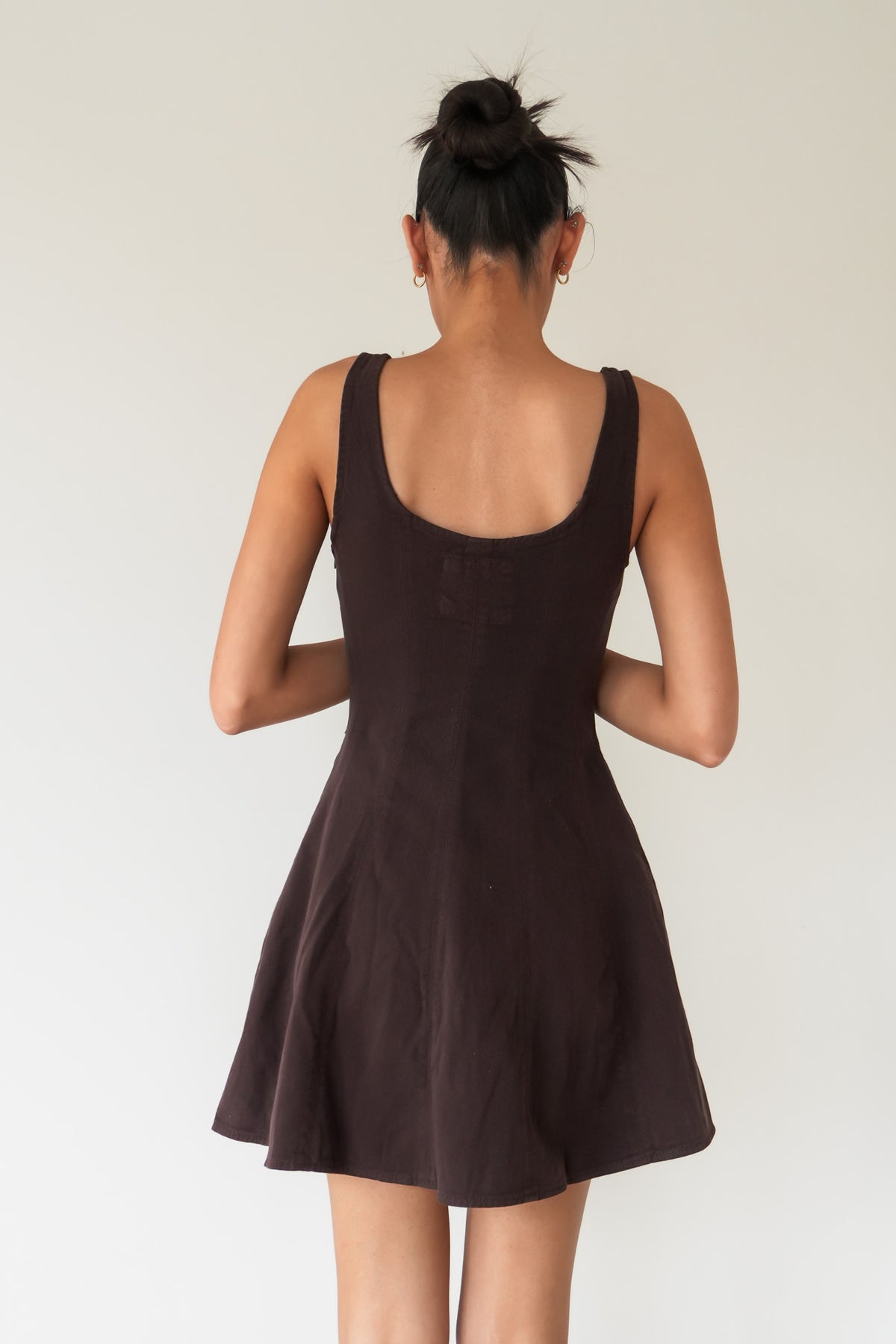 Blakey Mini Dress Brown