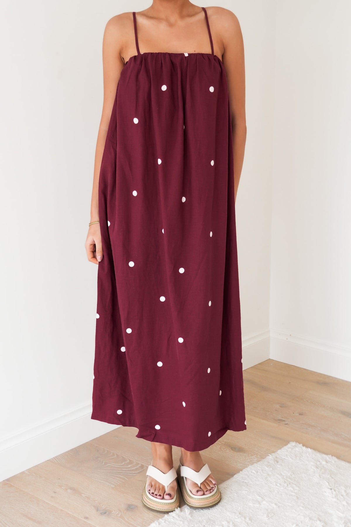 Bordeaux Maxi Dress Cherry
