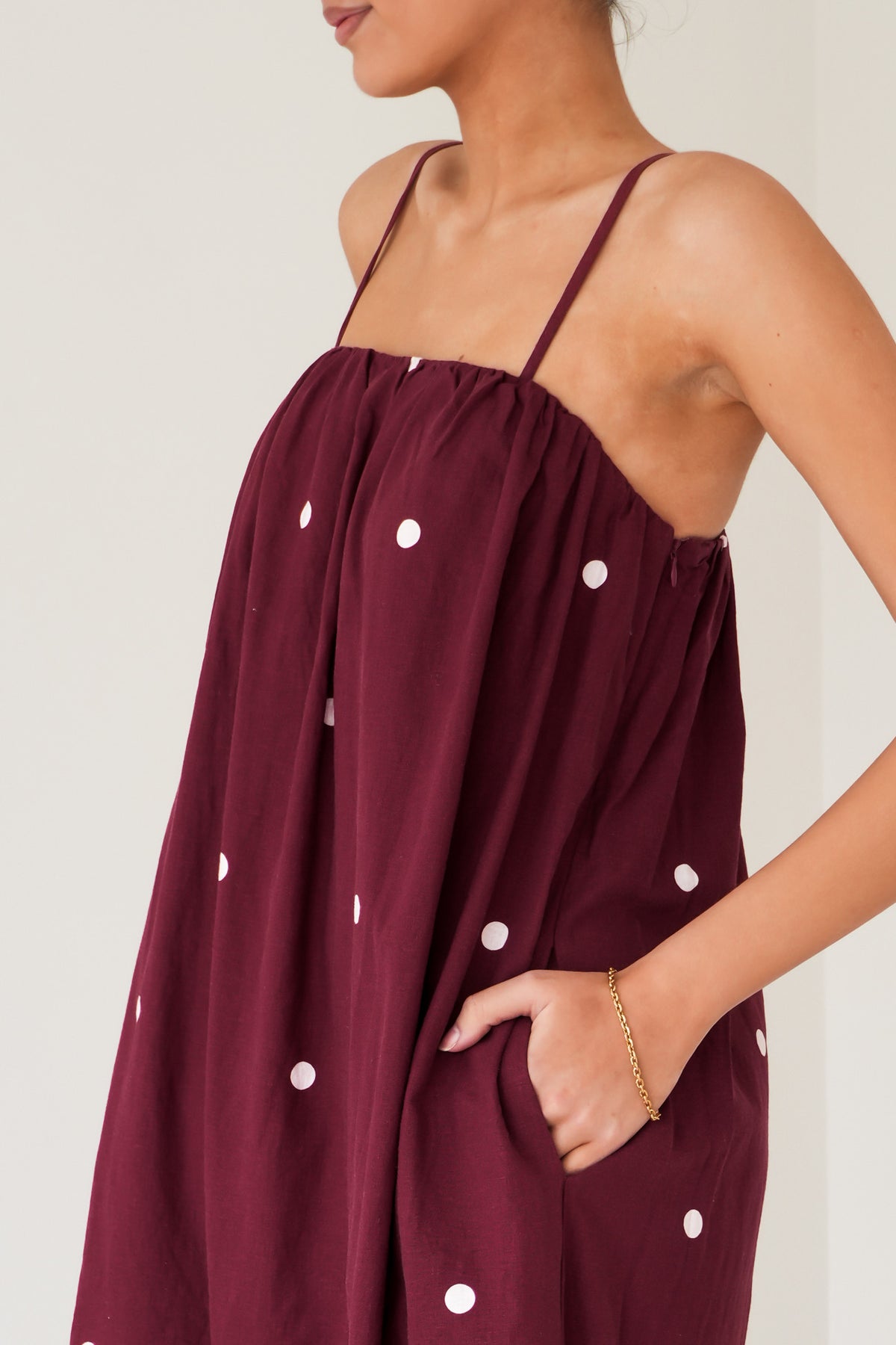Bordeaux Maxi Dress Cherry