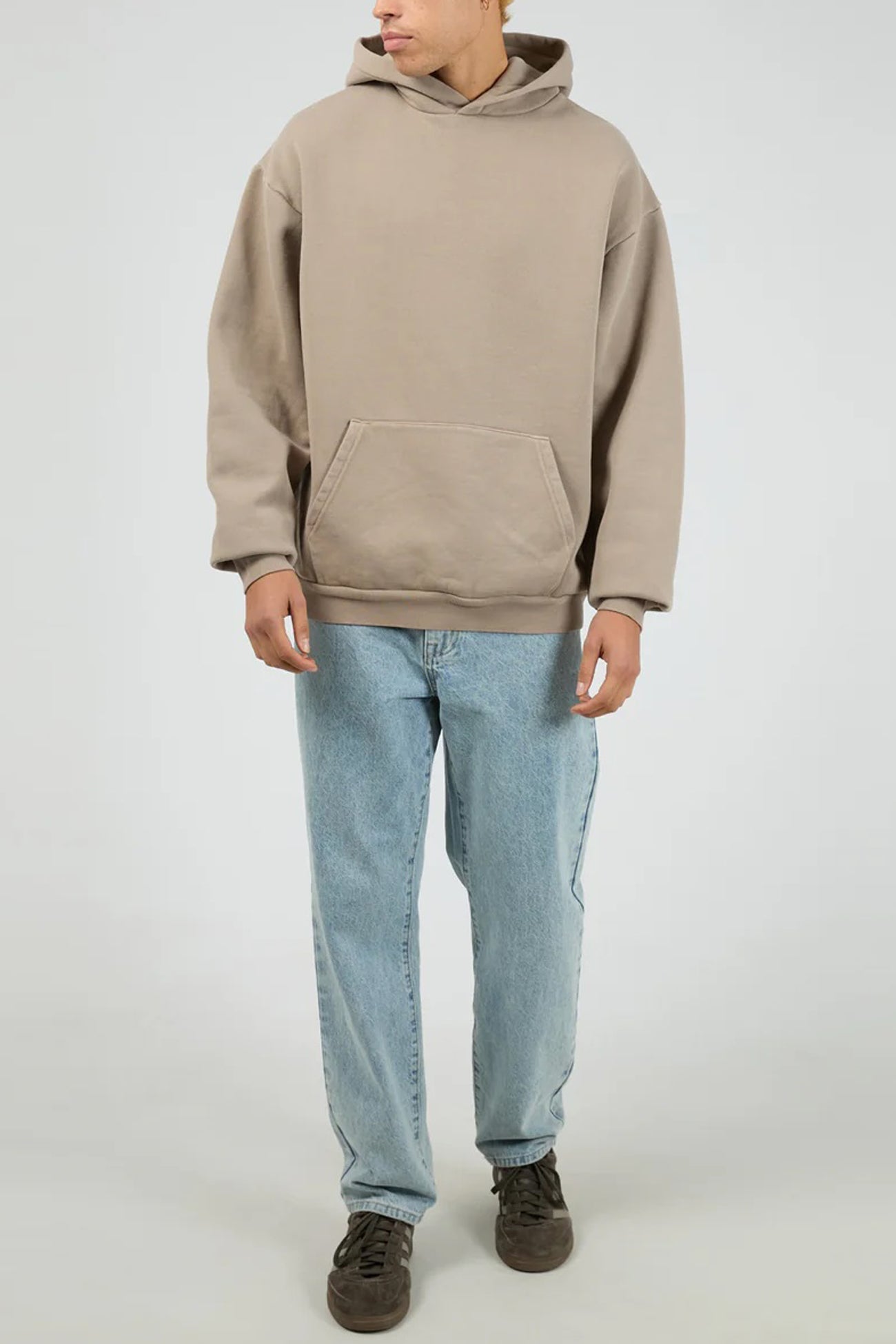 Box Hoodie Cement