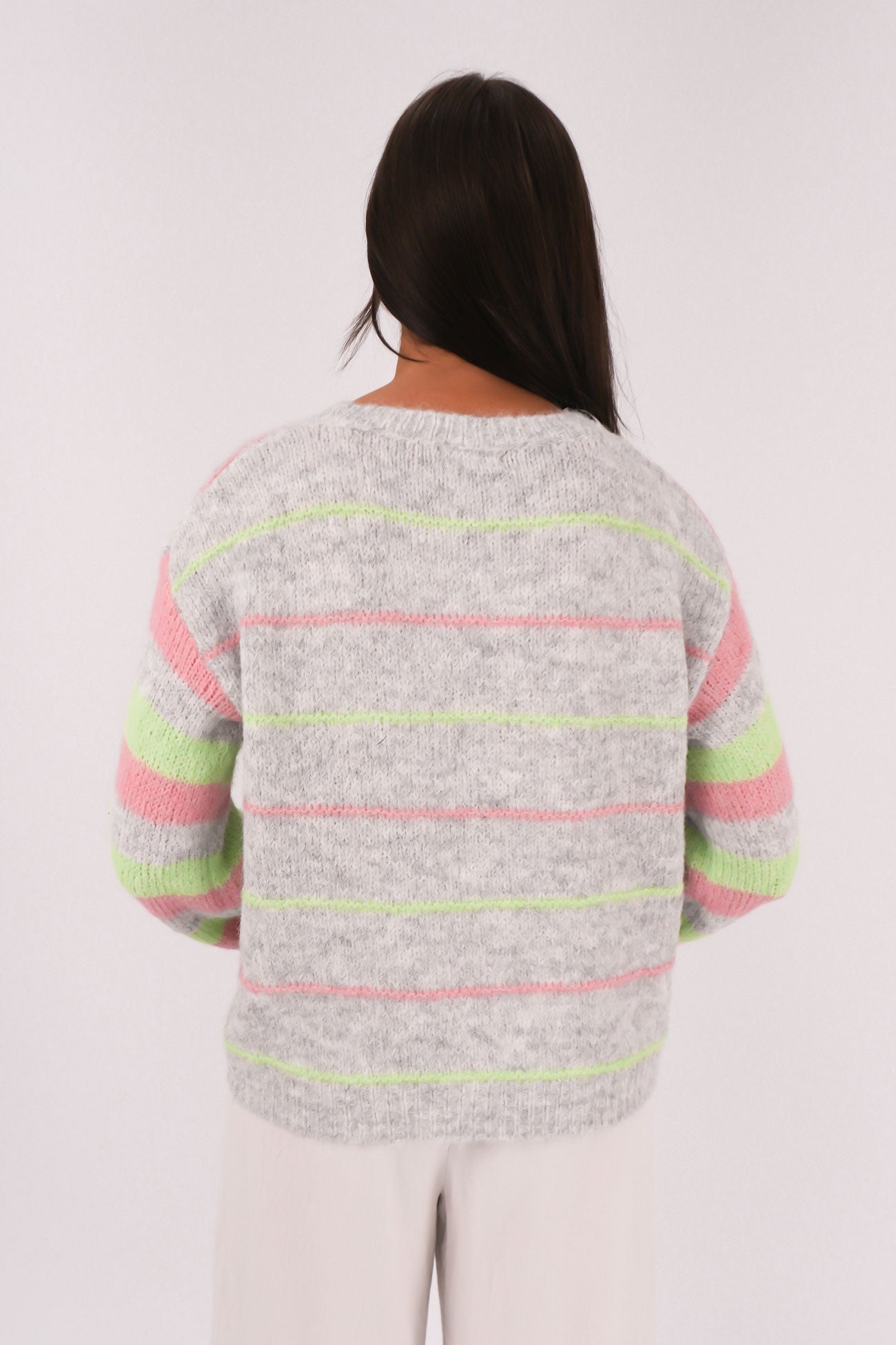 Brennan Knit Jumper Grey Multi