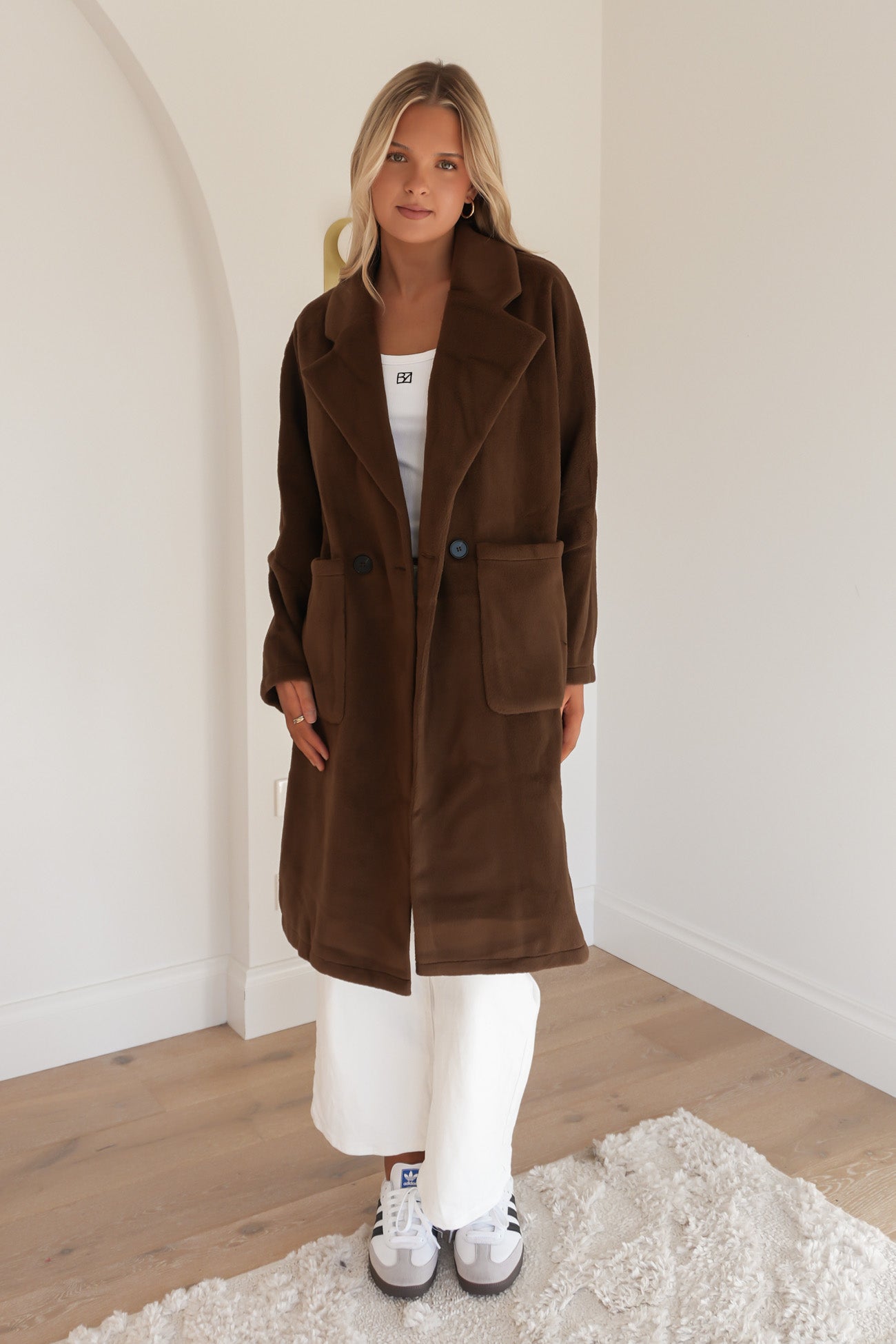 Briony Coat Chocolate
