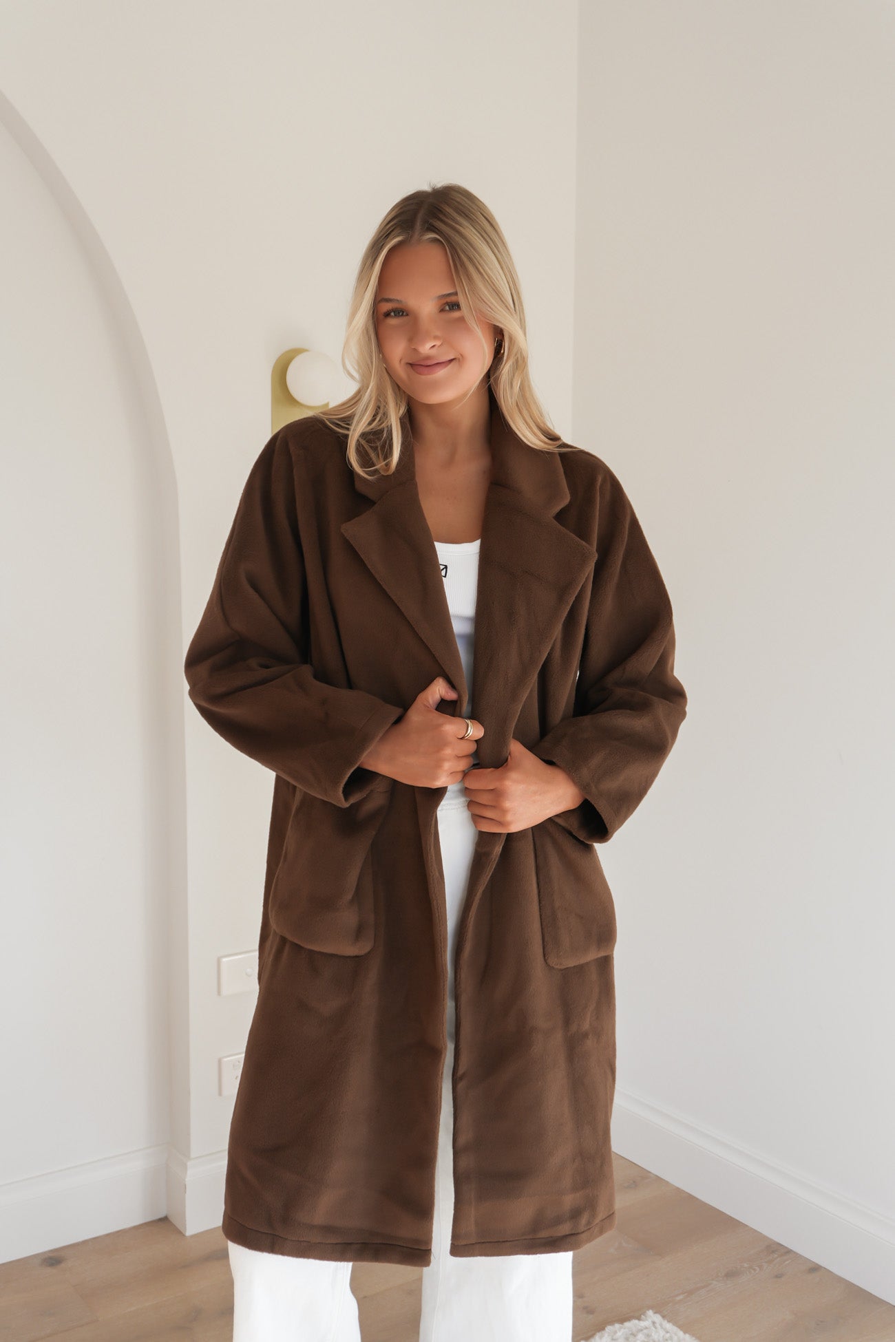 Briony Coat Chocolate