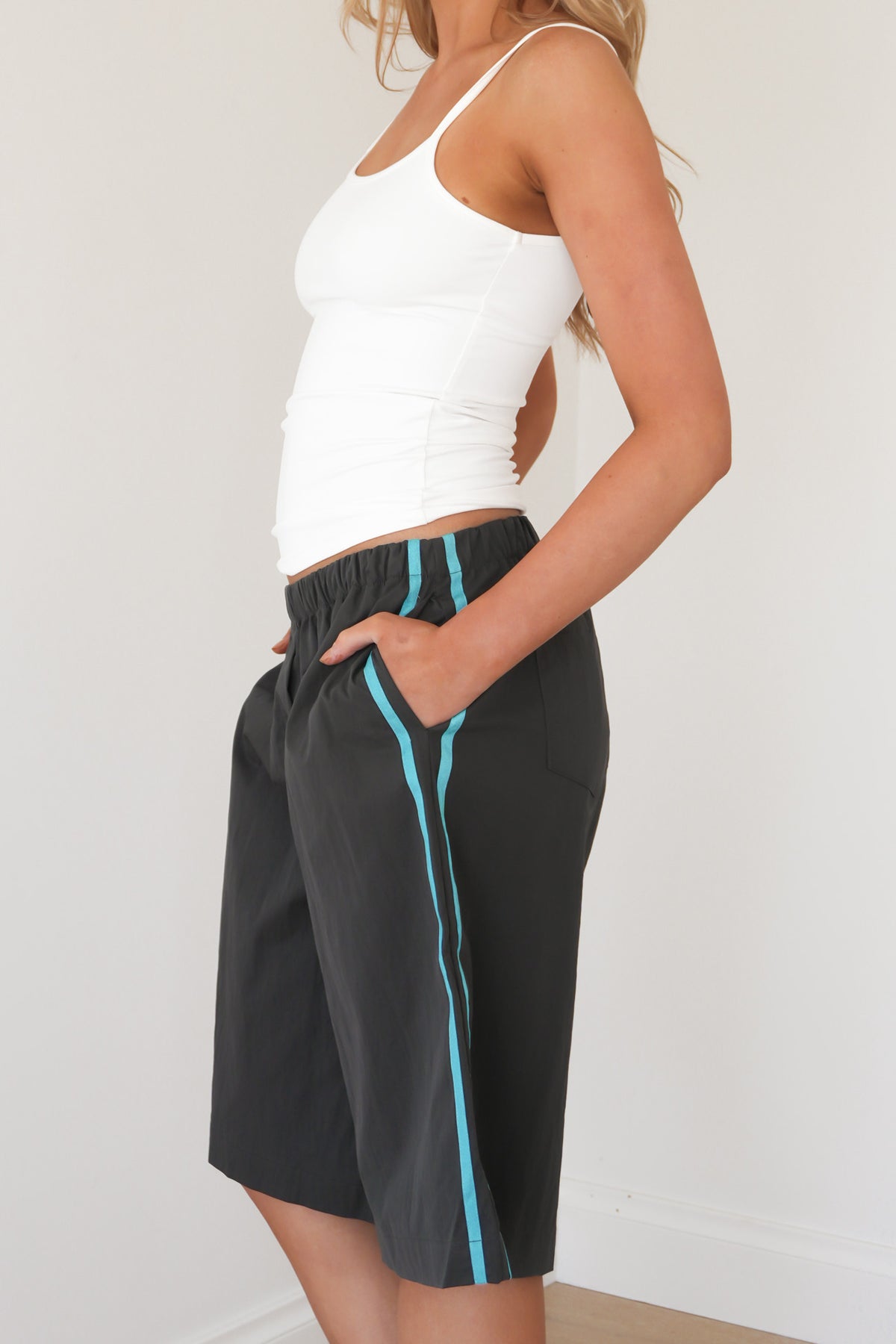 Bronte Bermuda Short Charcoal Blue