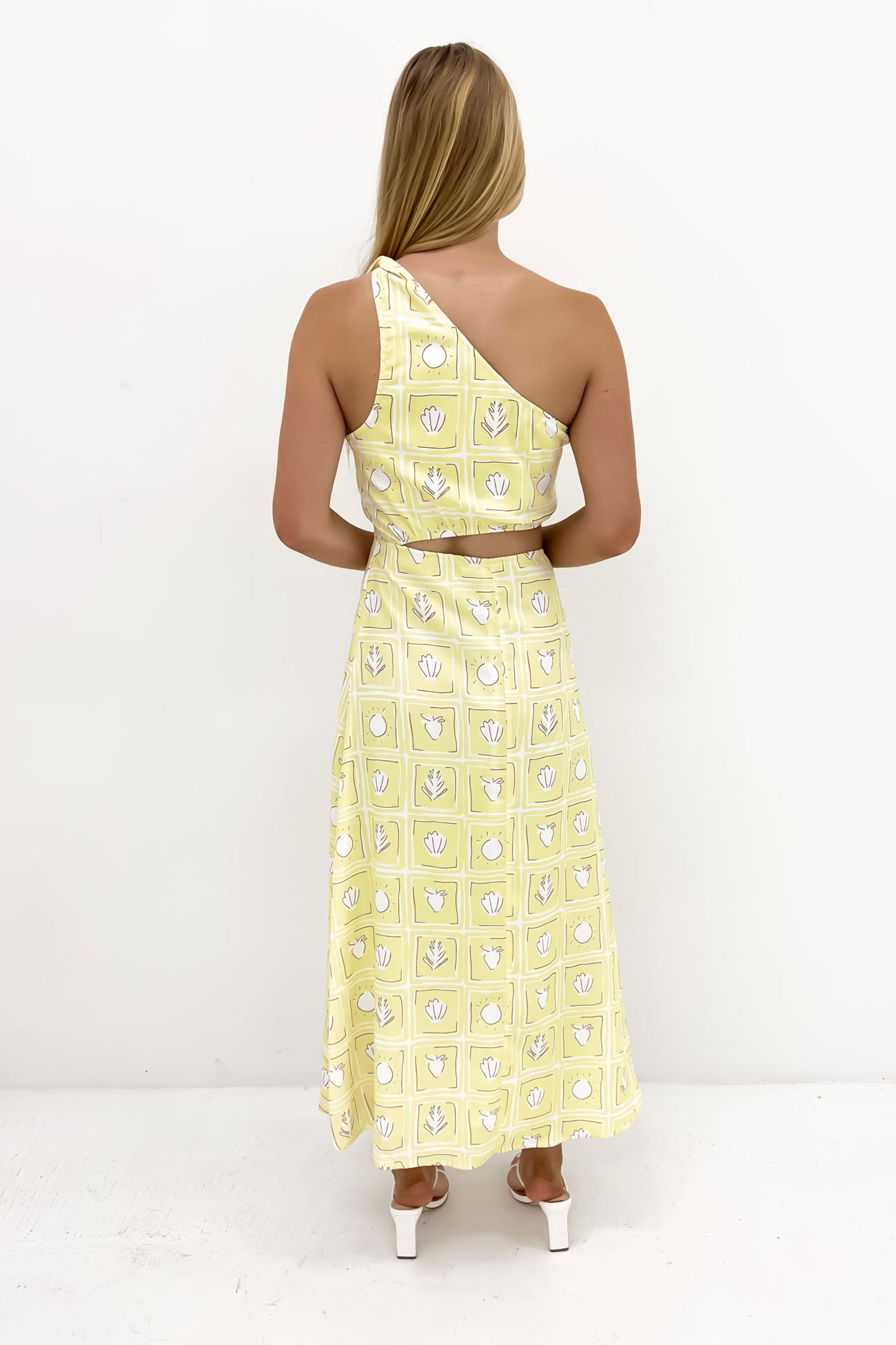 Brooklyn Midi Dress Yellow Seaside