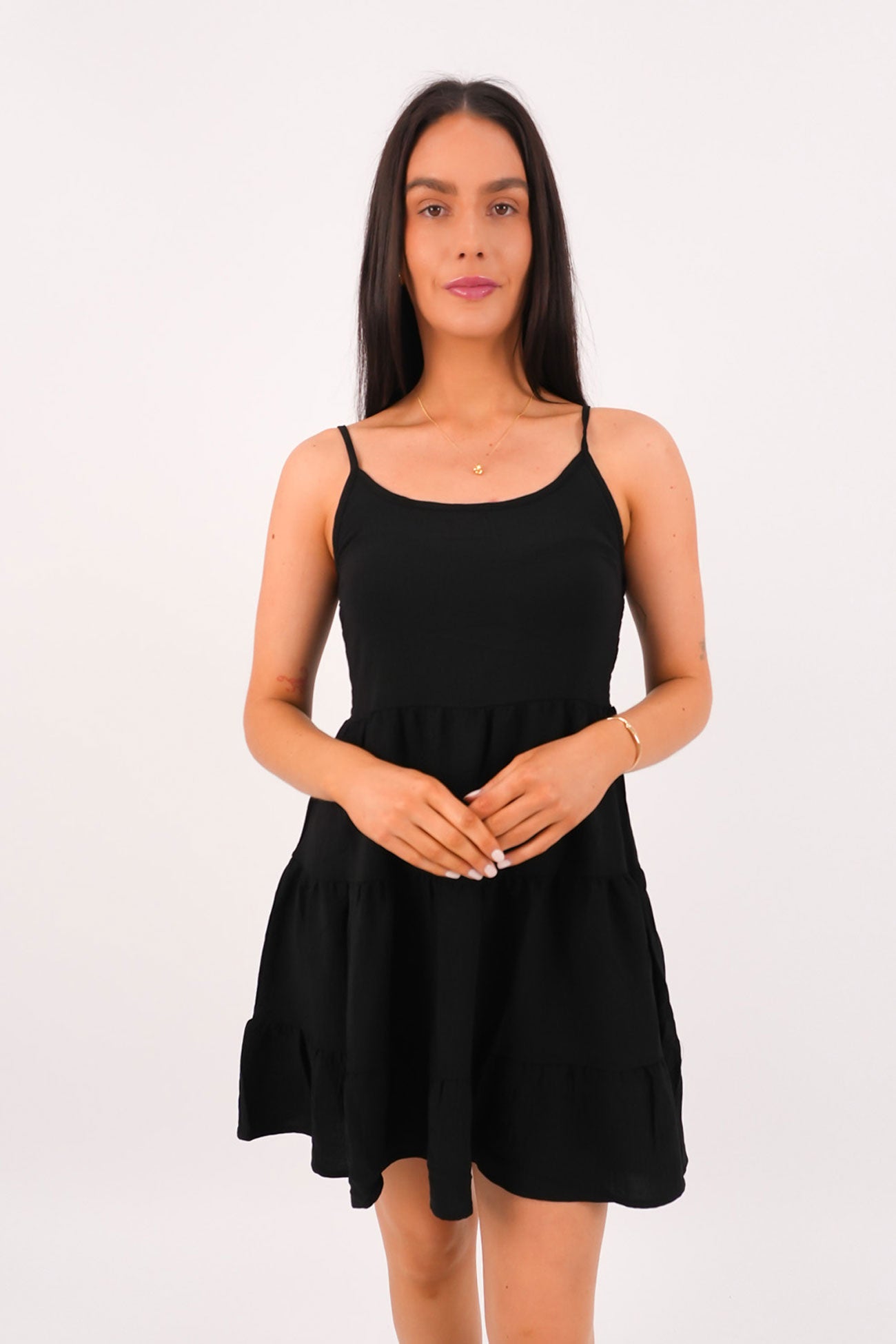 Cabana Mini Dress Black