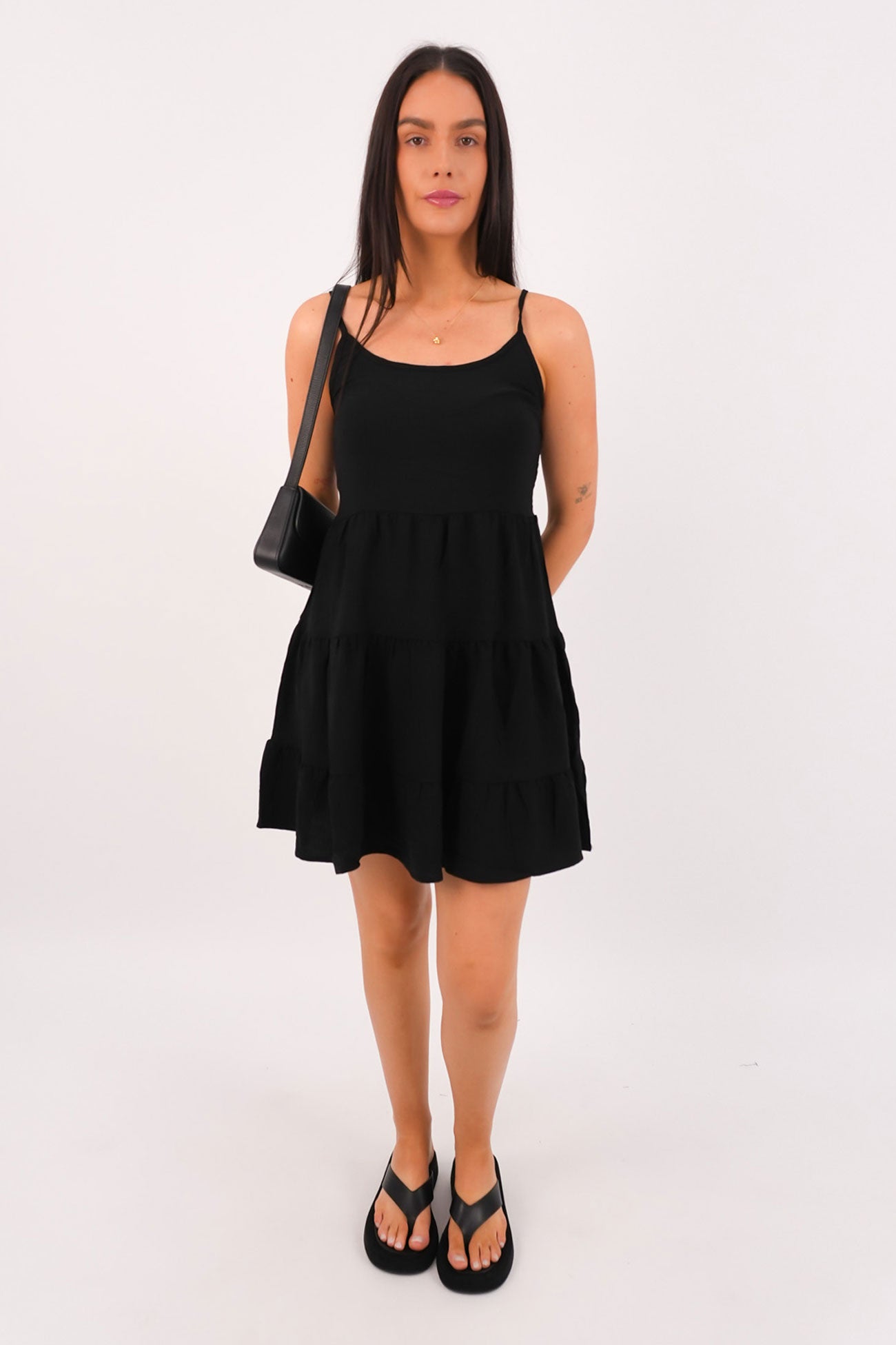 Cabana Mini Dress Black