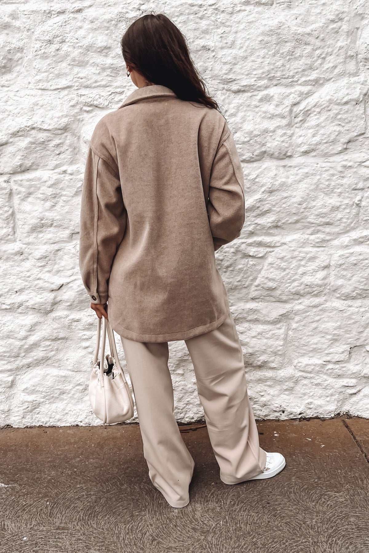Cameron Pocket Jacket Taupe Jean Jail
