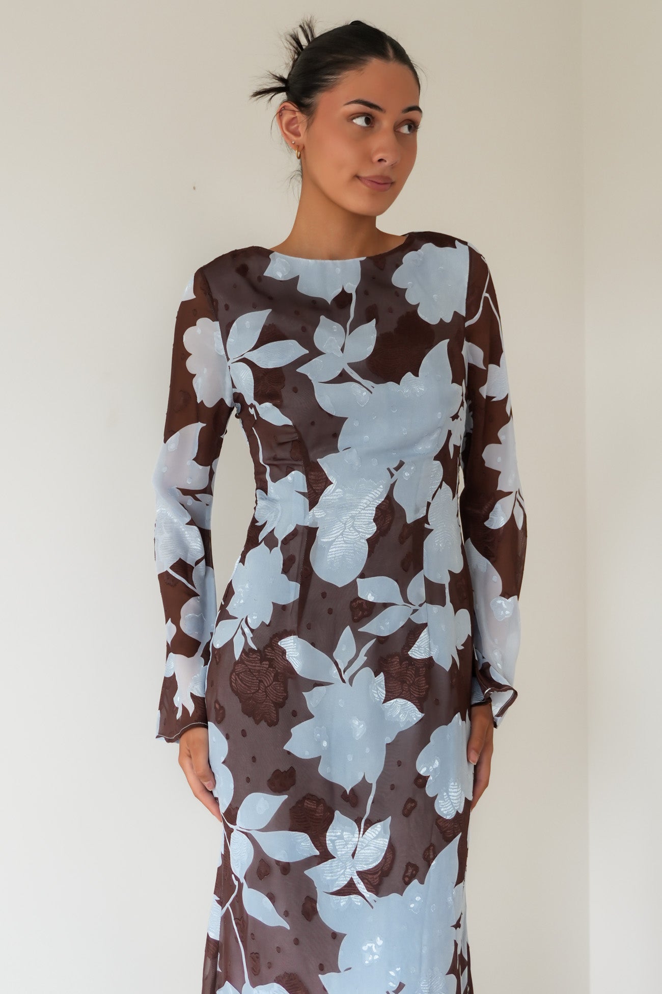 Camilla Maxi Dress Blue Chocolate Floral