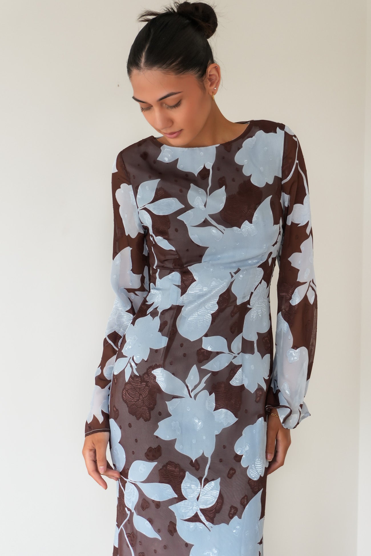 Camilla Maxi Dress Blue Chocolate Floral