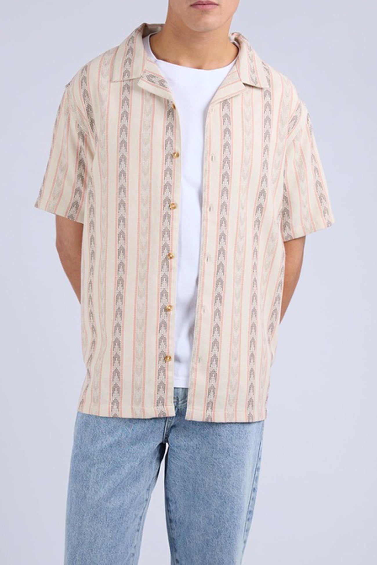 Capri Short Sleeve Shirt Tan