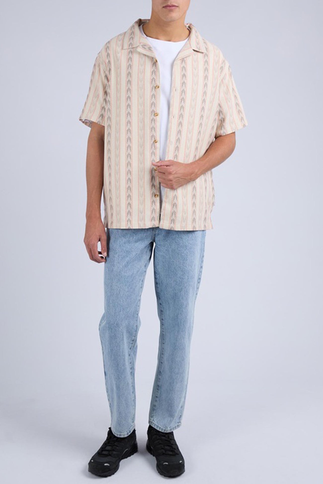 Capri Short Sleeve Shirt Tan