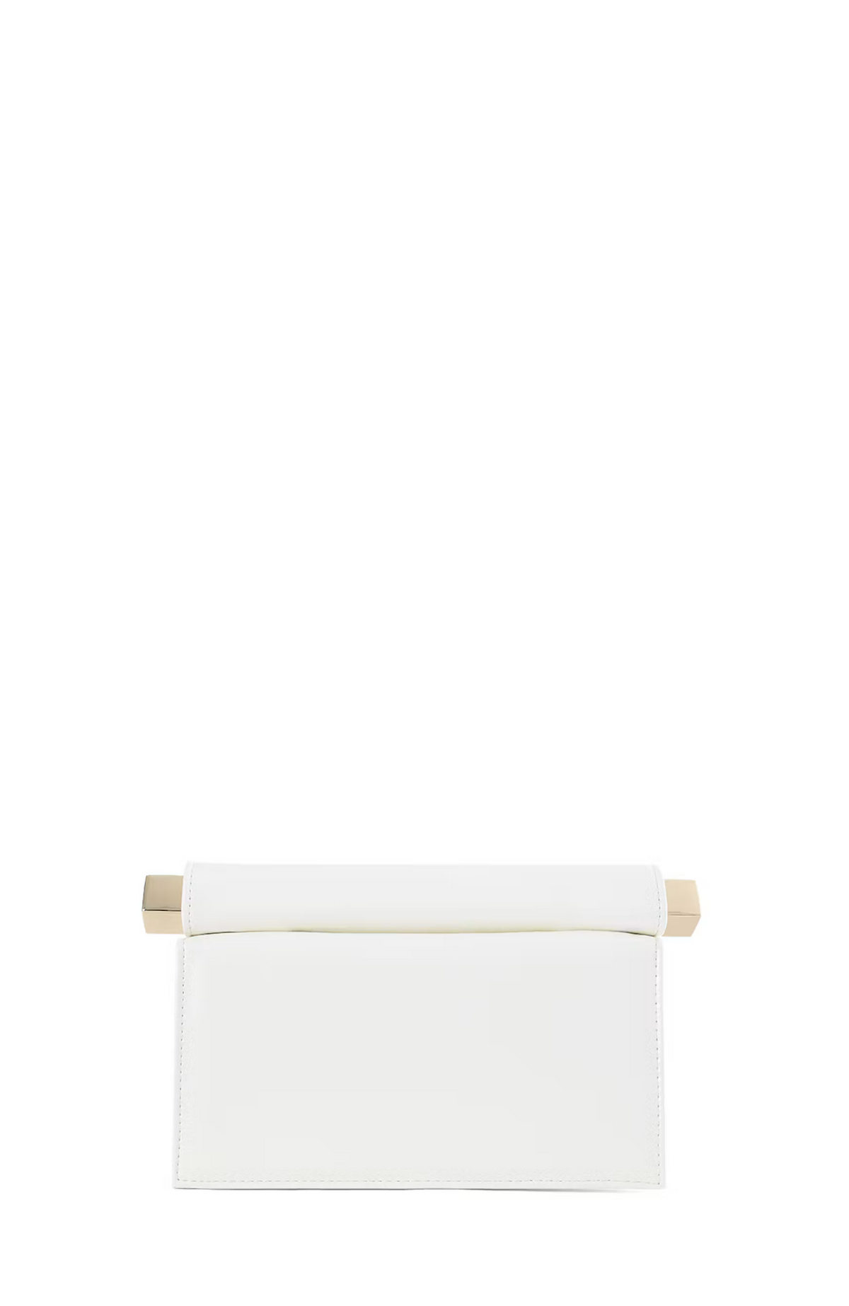 Carson Clutch Bag White Shine
