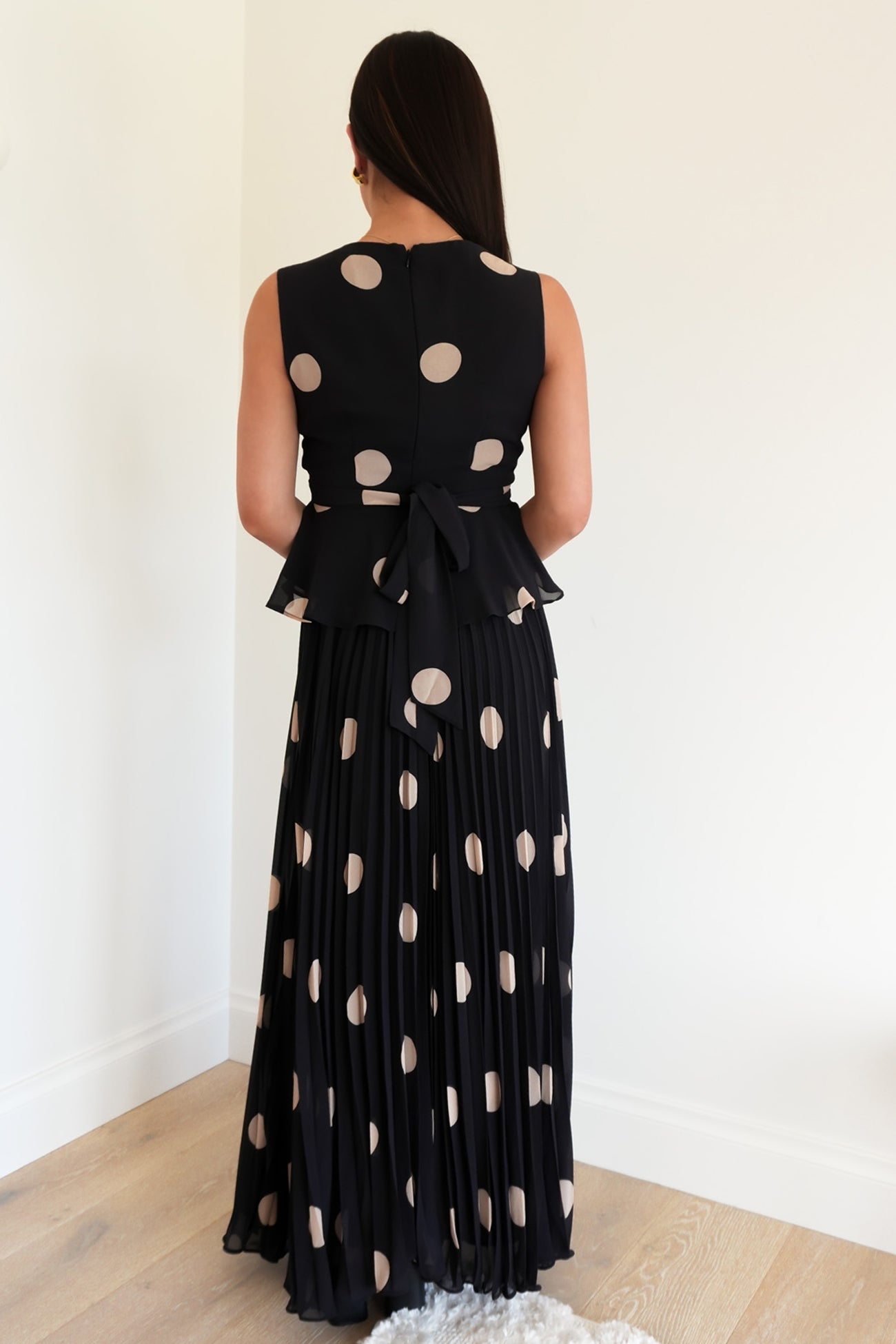 Carter Set Black Polka Dot