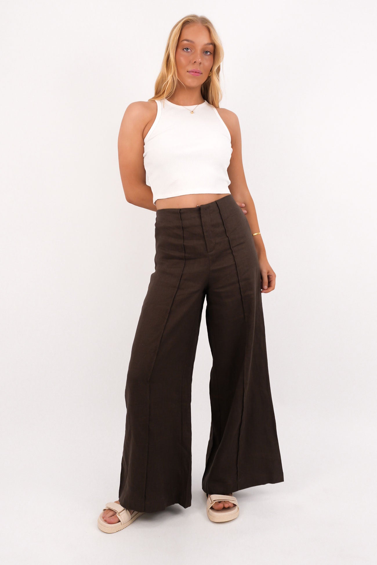 Cassia Pant Brown