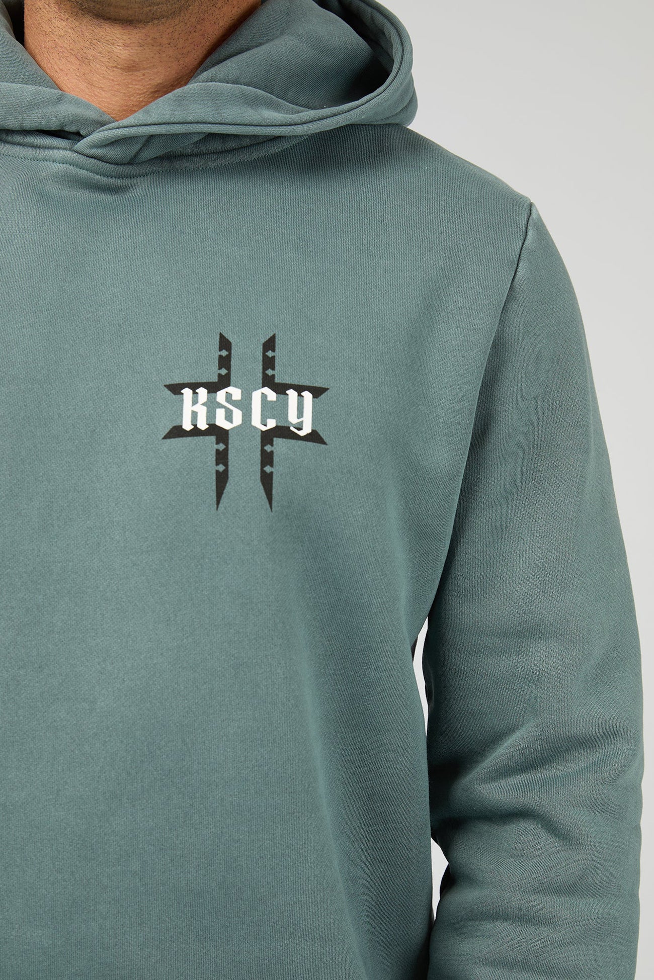 Catalyst Dual Curved Hoodie Pigment Stormy Weather